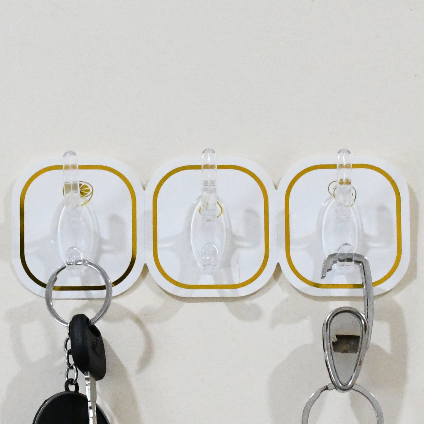 Transparent Adhesive Wall Hook (6 Pcs Set) - Happy Price - Image 3