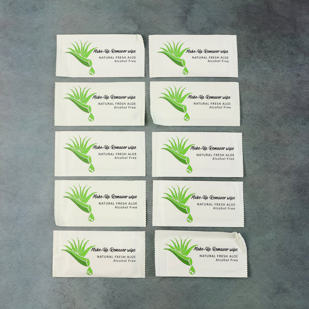 Aloe Vera Makeup Remover Wipes - Gentle Alcohol-Free Cleansing (10 Pc) - Happy Price - Image 6