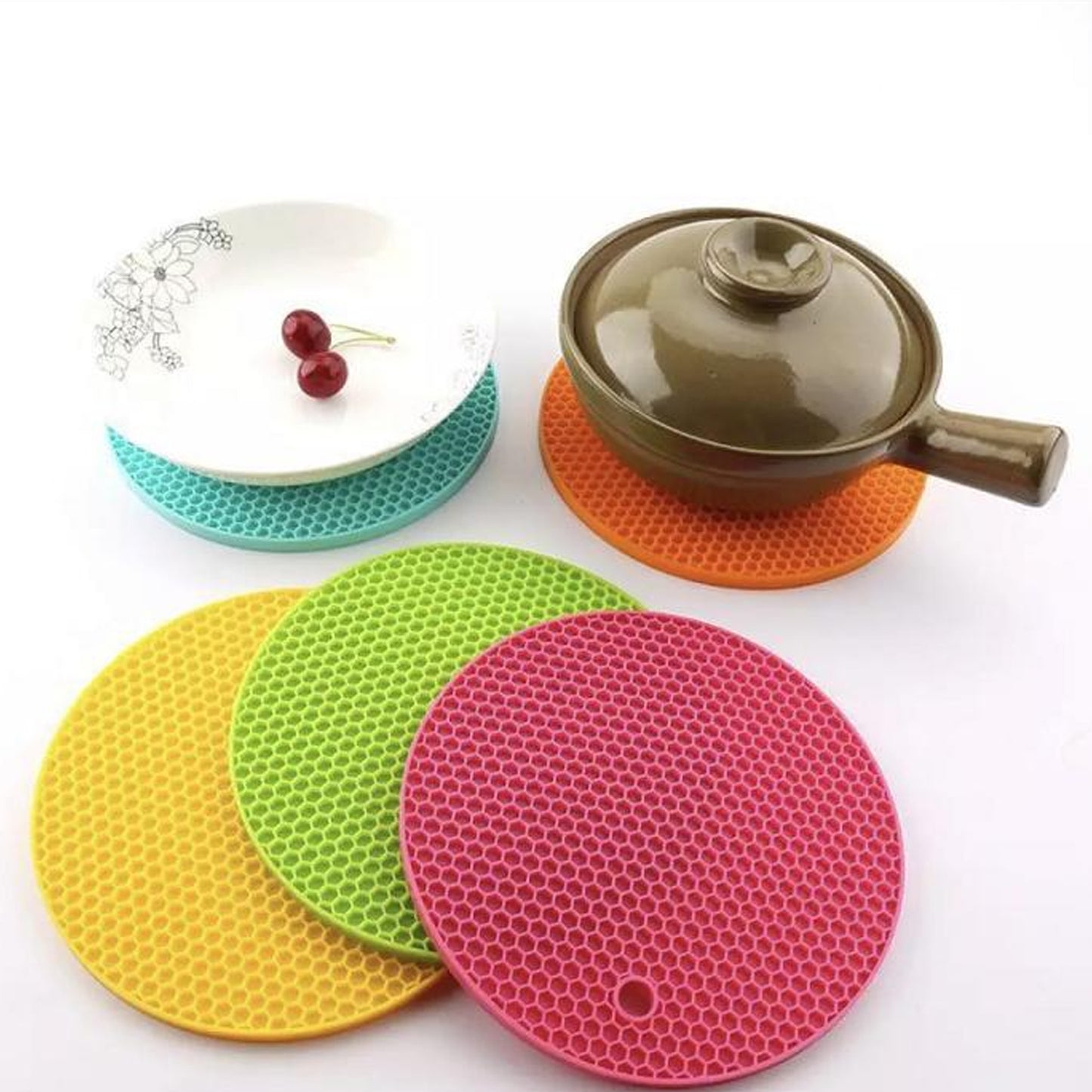 Silicone Trivet Hot Pad for Pots and Dishes - 1 Pc - Happy Price - Image 2