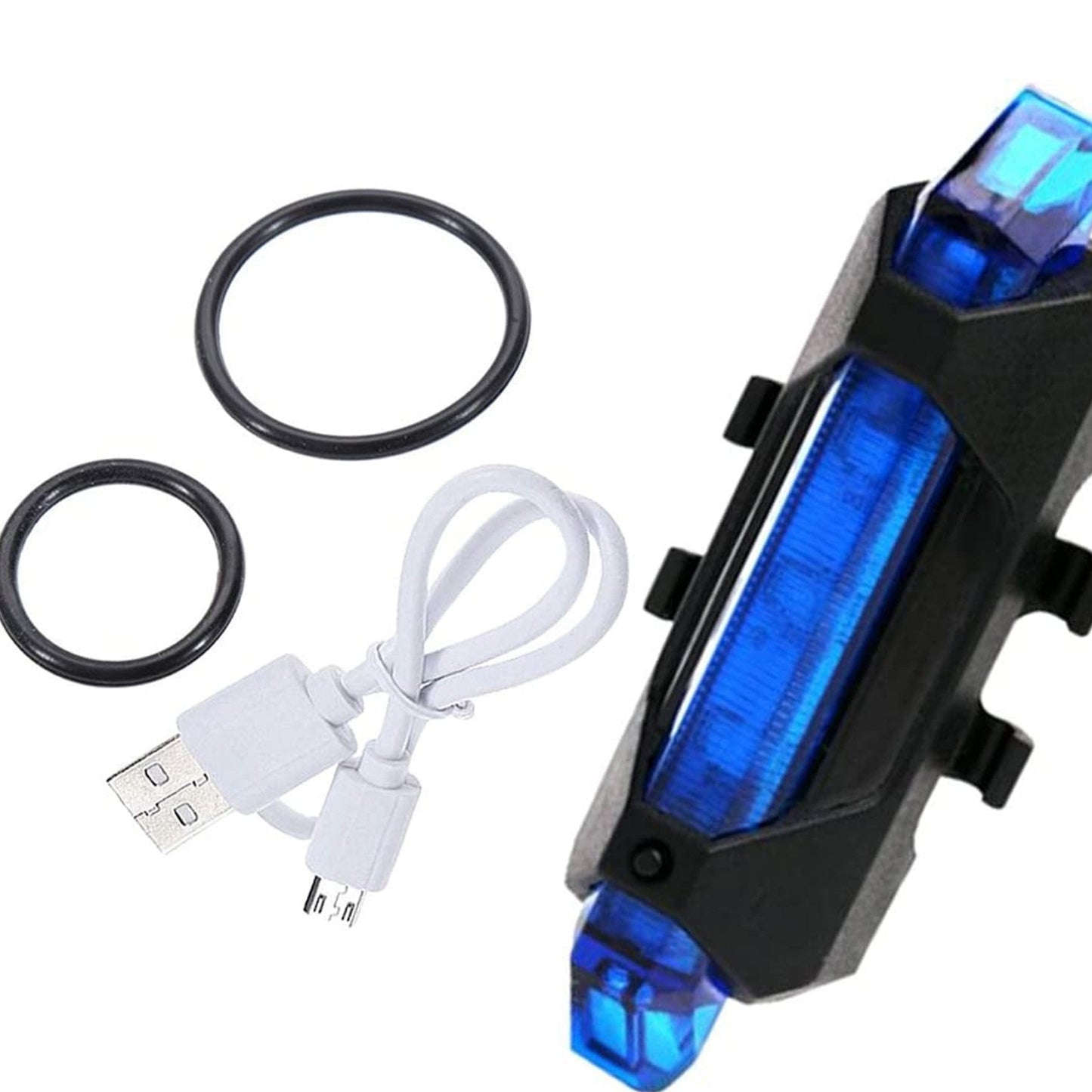 Rechargeable Bicycle Front Waterproof Led Light (Blue) - Happy Price - Image 1