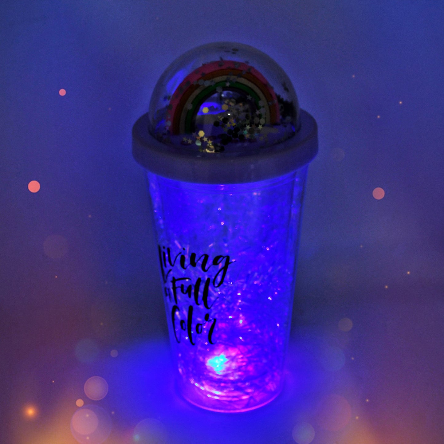 Kids LED Glow Sipper Bottle with Straw - 1 Pc - Happy Price - Image 5