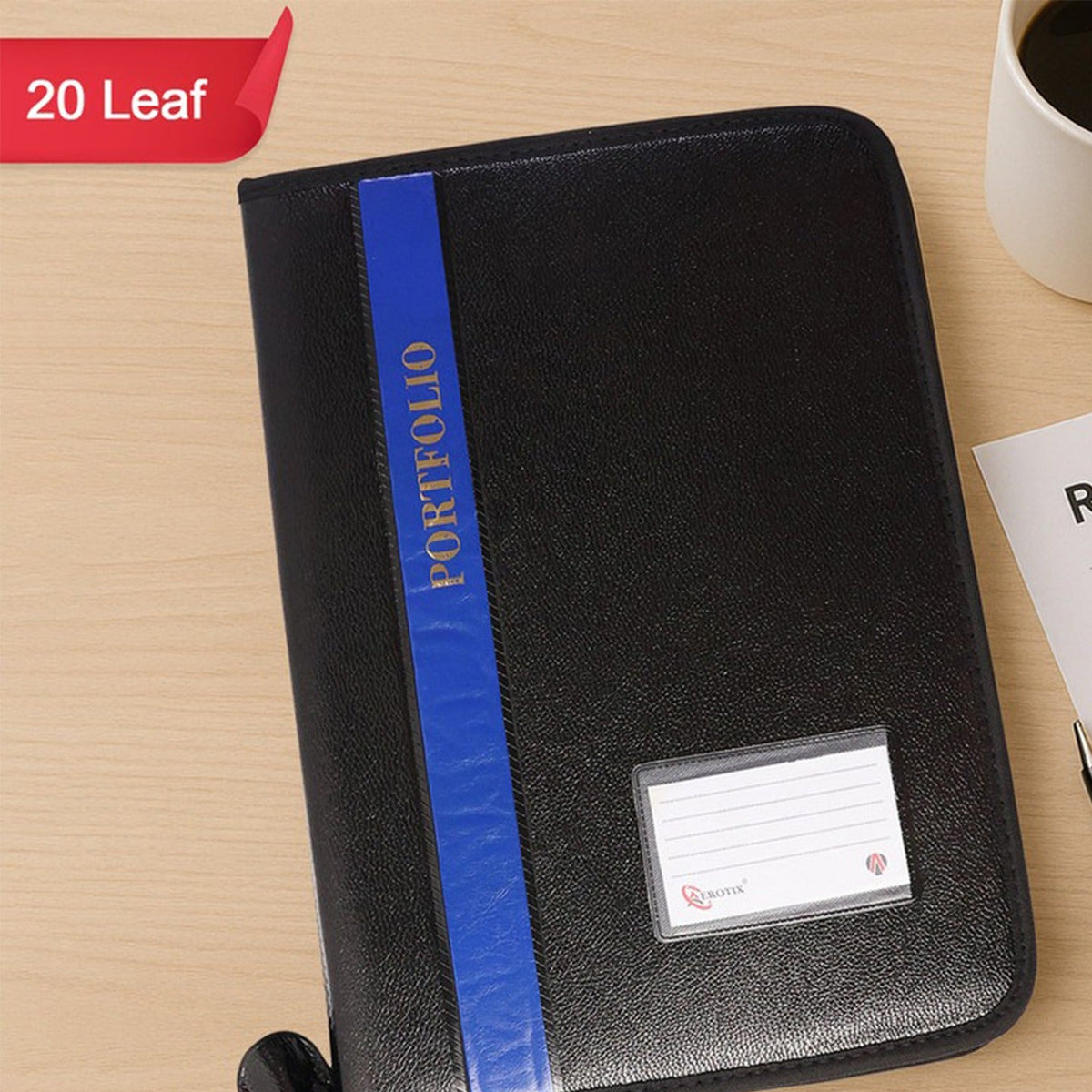 Professional A4 Zippered Document Organizer Folder with 20 Leaves - Happy Price - Image 1