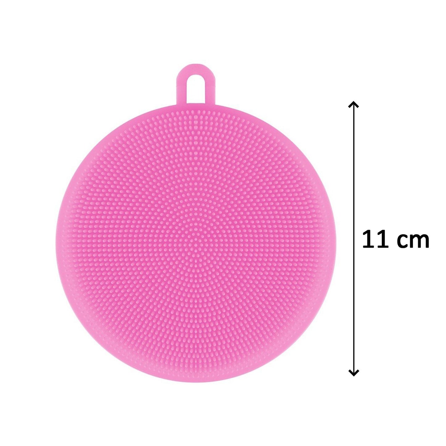Silicone Dish Scrubber Sponge Mildew Free Non Stick (Mix Color) - Happy Price - Image 4