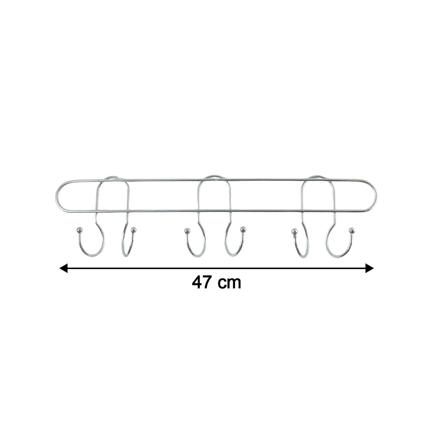 Metal Wall Hook Rack - 1 Pc Organizer for Home & Office - Great Price - Image 5