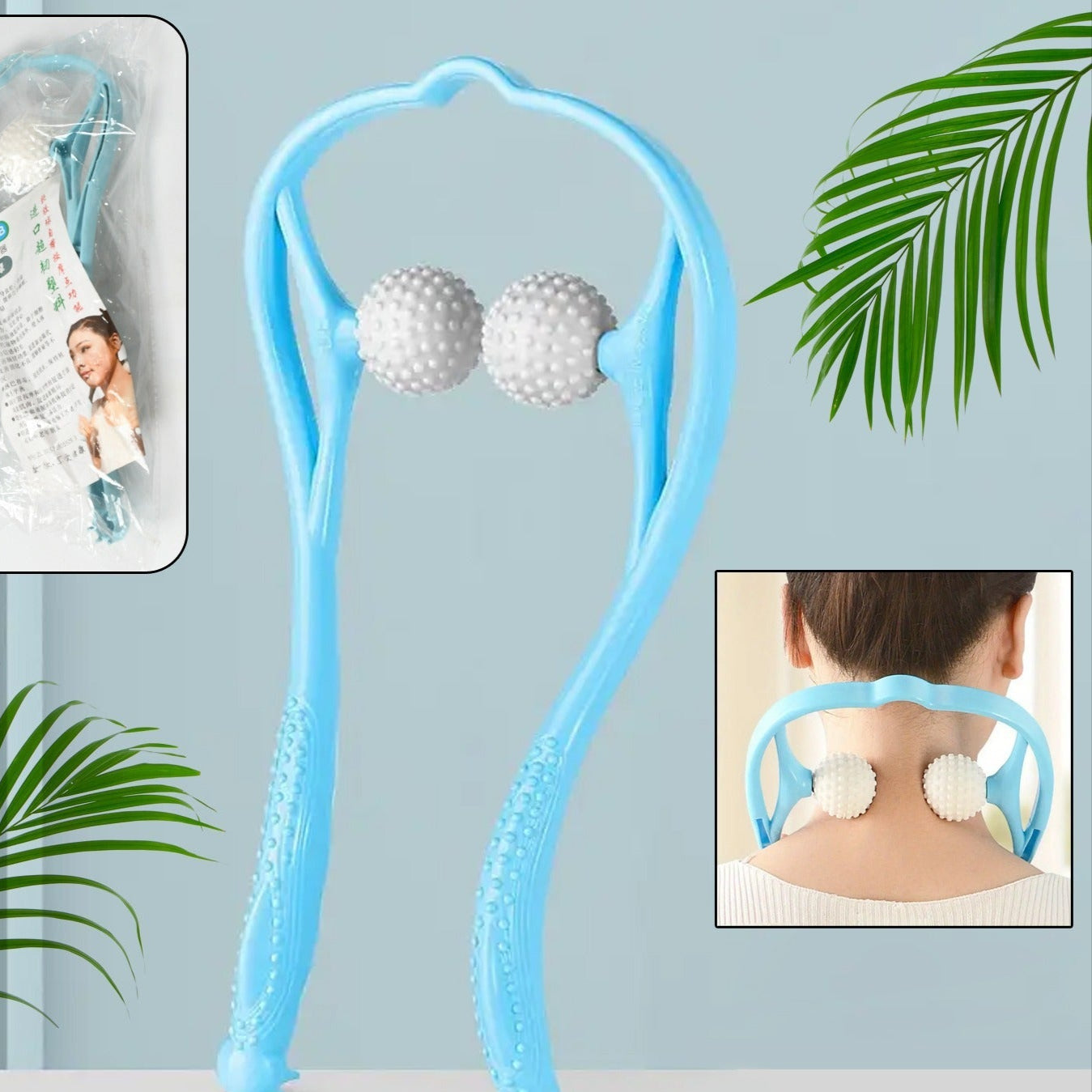 Neck Shoulder Massager 13.5x7.08in Portable Relieving The Back For Men Relieving The Waist Women - Happy Price - Image 1