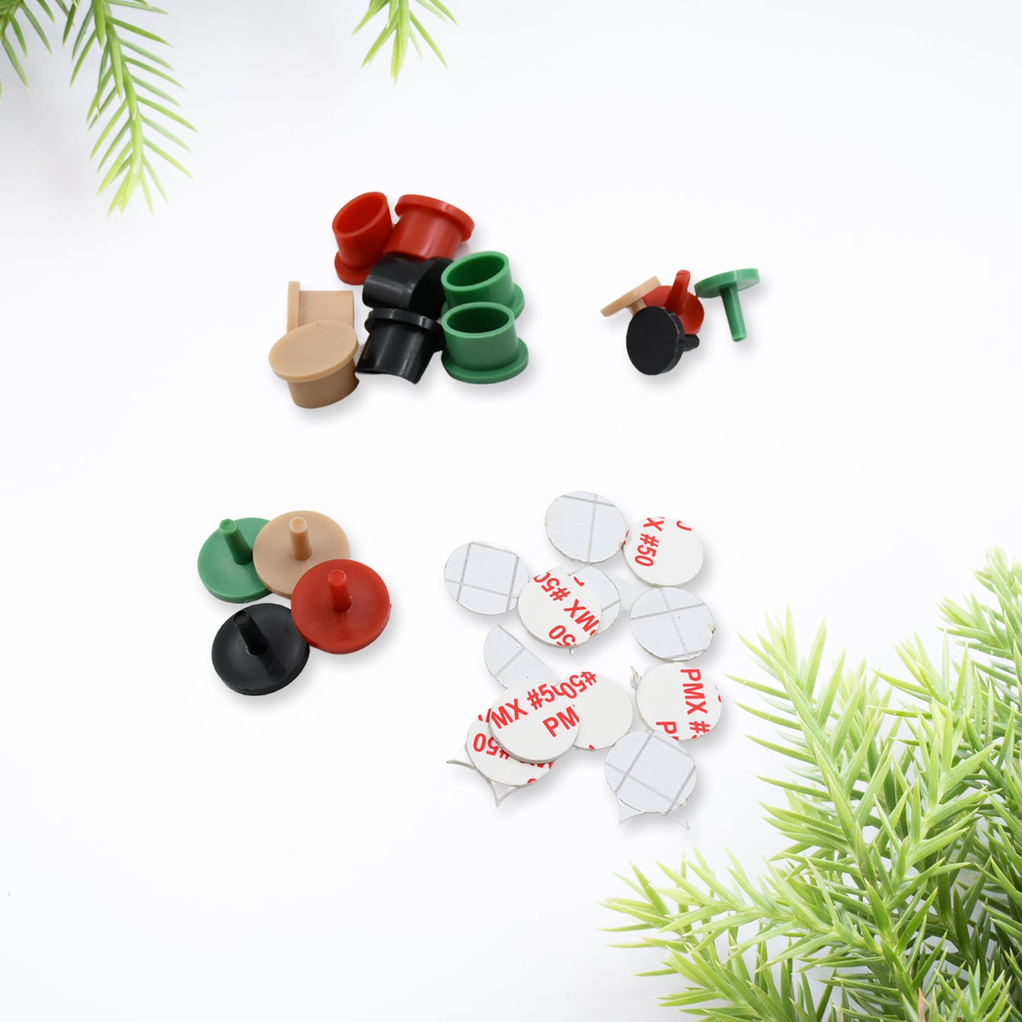 Bicycle Shape Key Chain Holder And Wall Mount Bike Hook Key Holders Plastic Key Holder For Home Office (Pack Of 4) - Happy Price - Image 3