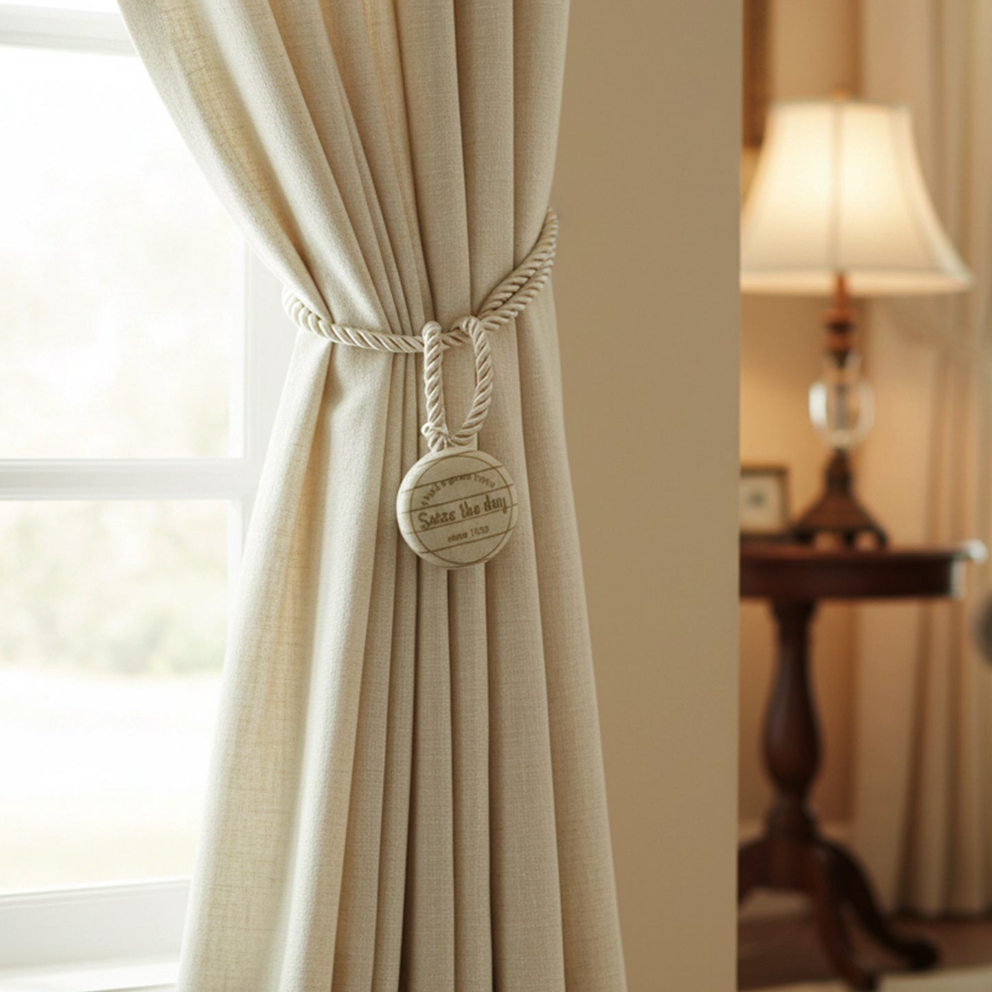 Magnetic Curtain Tieback with Rope Design (1 Pc) - Happy Price - Image 5