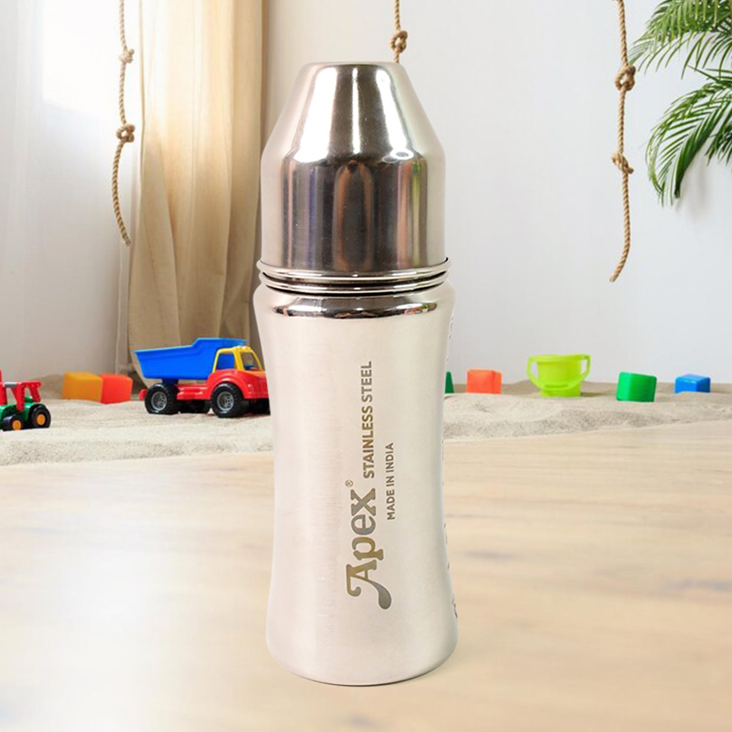 Apex Stainless Steel Little Champ Baby Feeding Bottle (250 Ml) - Happy Price - Image 5