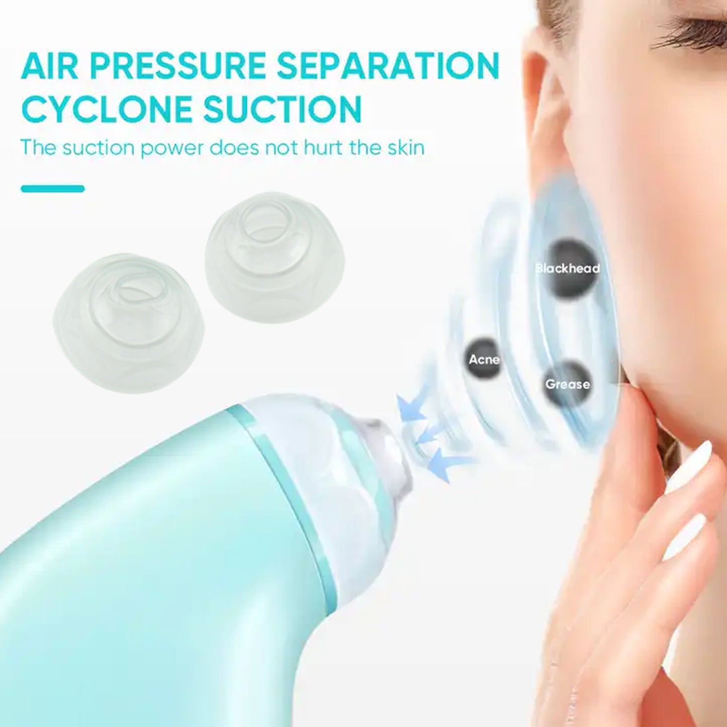 Vacuum Blackhead Machine Reduce Spot Mini Handheld Lifting Massage Facial Blackhead Remover For Skin Care (1 Pc) - Happy Price - Image 2