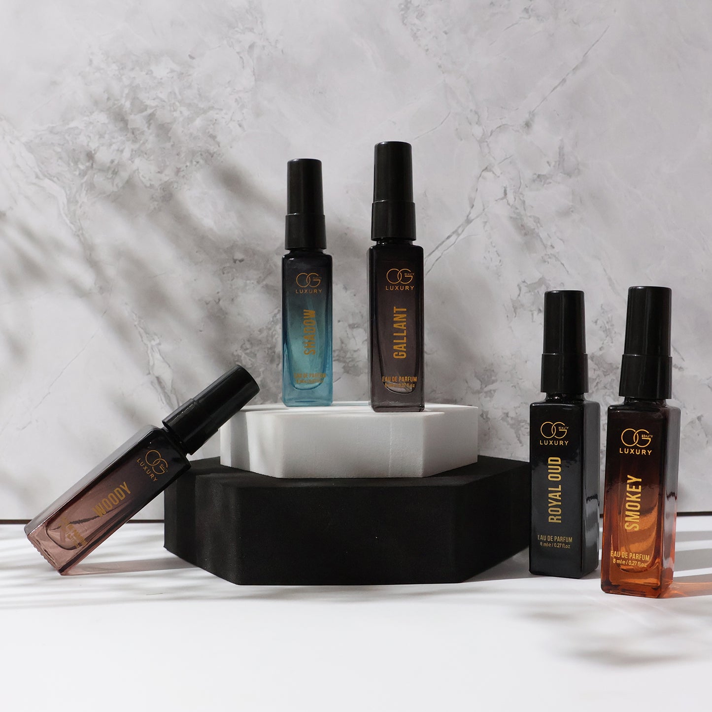 OG Beauty Luxury Men's Perfume Set - 5 x 8 ML Eau de Parfum Collection - Happy Price - Image 6