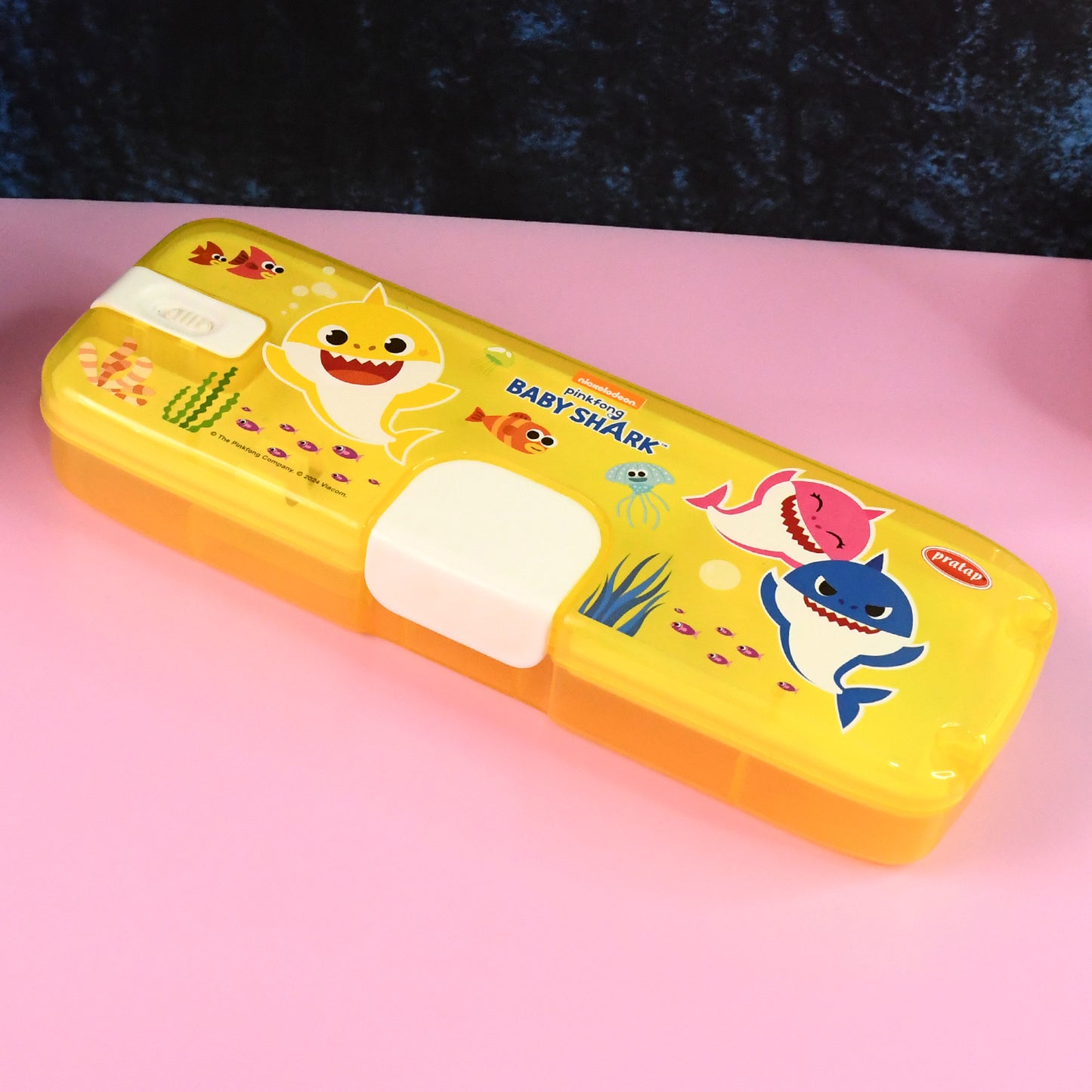 Plastic Pencil Box With Led Light Cartoon Print (1 Pc) - Happy Price - Image 5