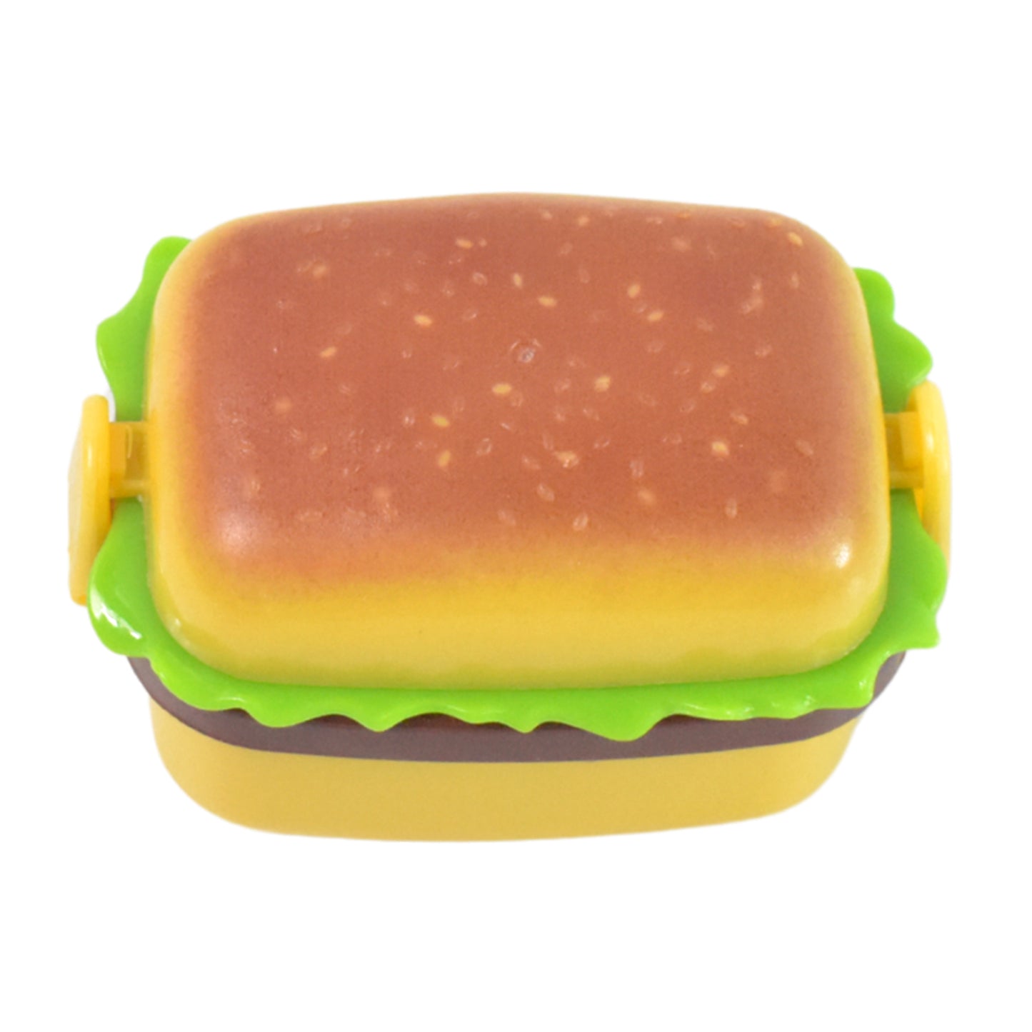 Plastic Burger Shape Small Size Double Hole Sharpener With Eraser (1 Set) - Happy Price - Image 4