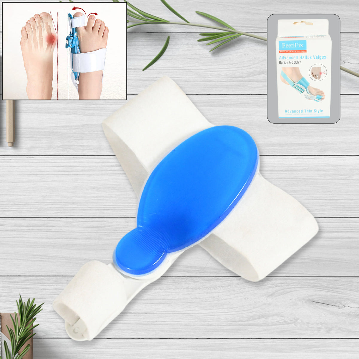 Bunion Support Splint. Valgus And Bunion Valgus Corrector Hallux Valgus Corrector Adjustable Bunion Valgus Protective Cover For Men And Women - Happy Price - Image 6
