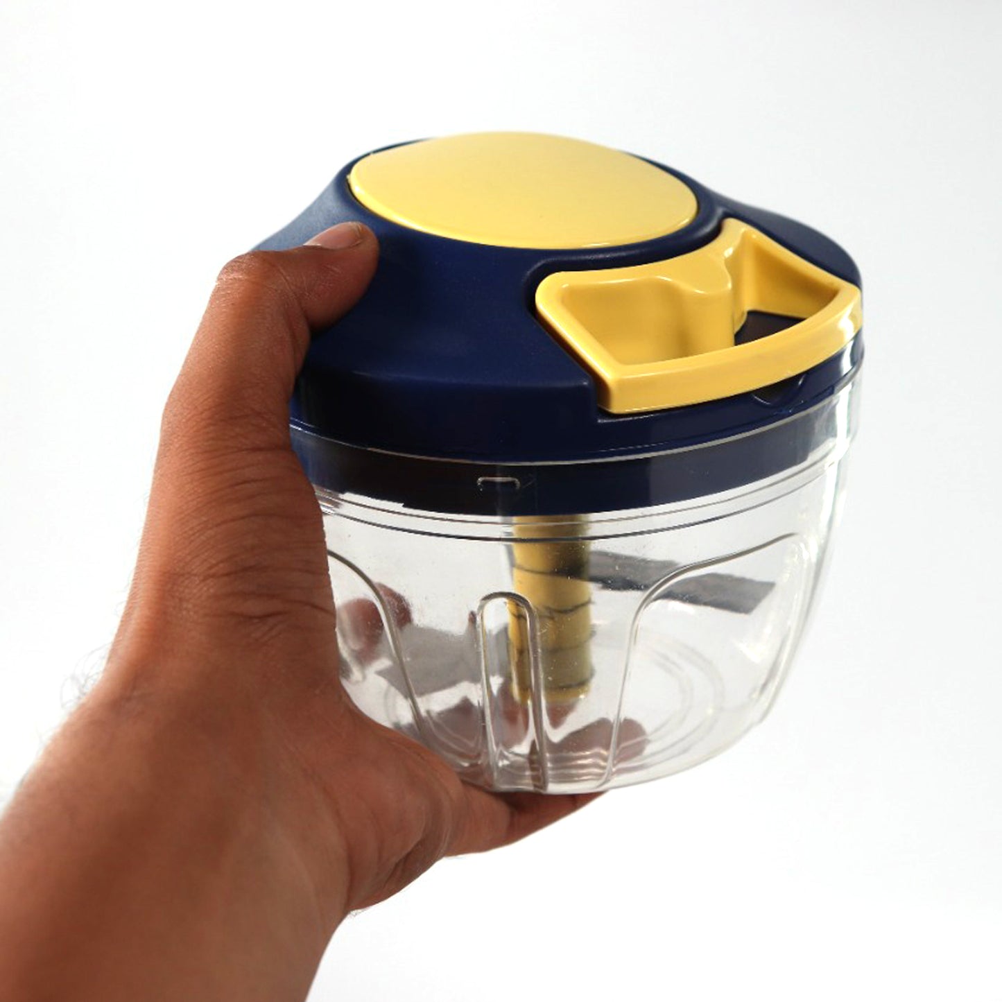 Chopper With 4 Blades For Effortlessly Chopping Vegetables And Fruits For Your Kitchen (650ml) - Happy Price - Image 4