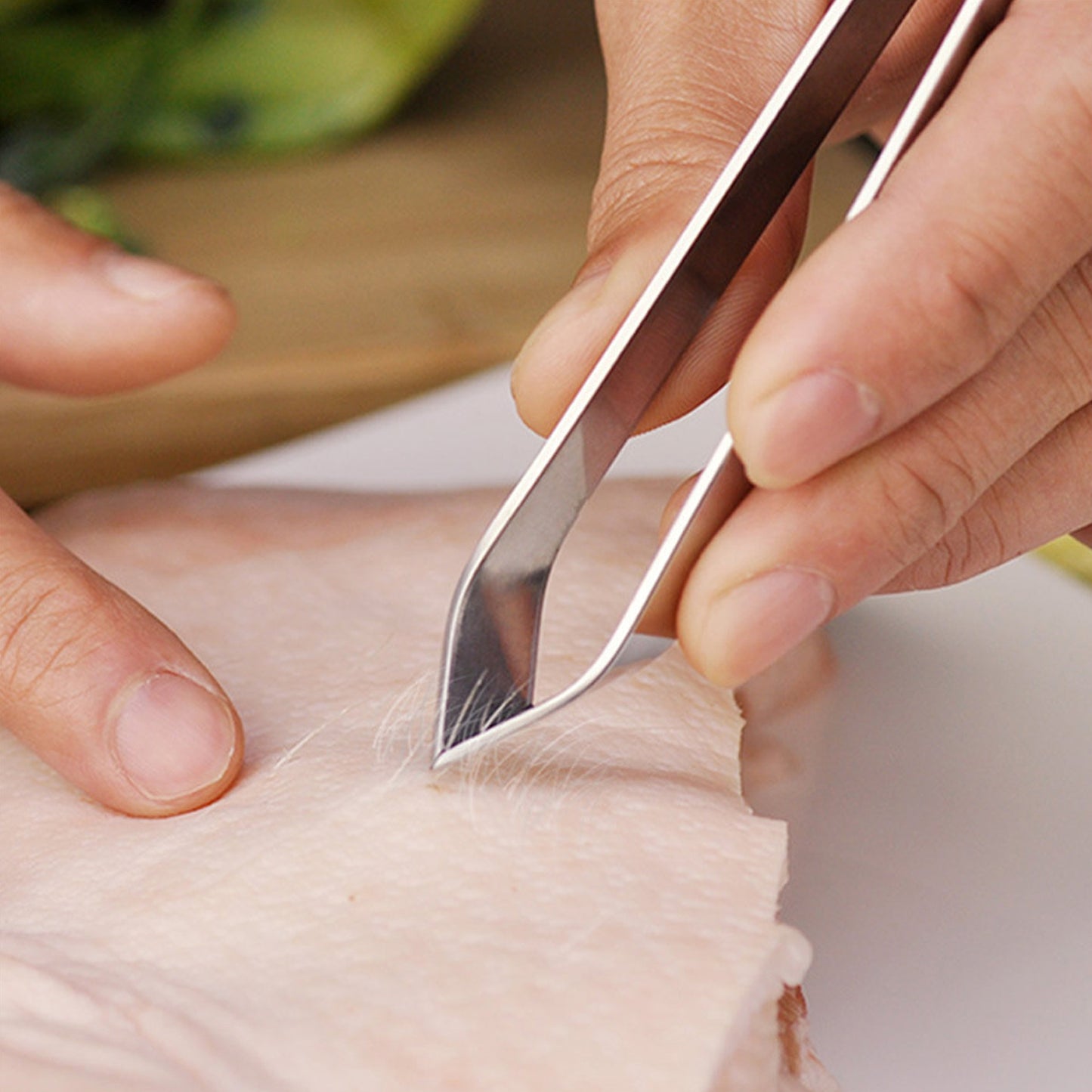 Stainless Steel Fish Bone Tweezers - 1 Pc Precision Kitchen Tool for Deboning - Happy Price - Image 3