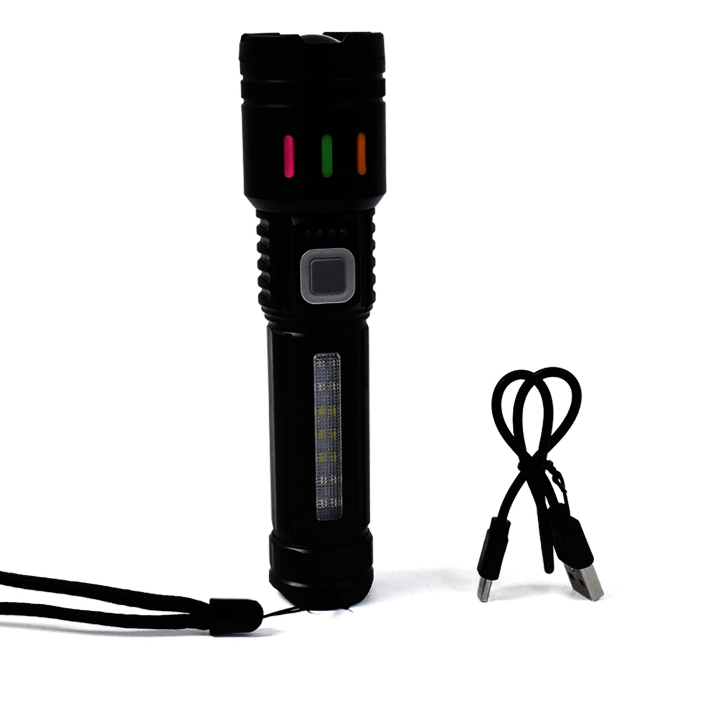 Led Torch High Lumens Fast Charging Flashlight Torch With Far Near Zoom (1 Pc) - Happy Price - Image 4