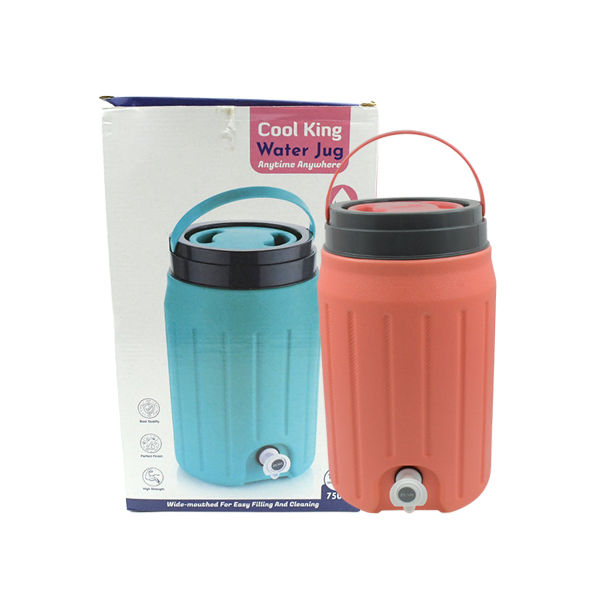 Insulated Plastic Water Rover Jug With A Sturdy Handle Water Jug Camper With Tap Plastic Insulated Water Water Storage Cool Water Storage For Home Travelling (2500ml 7500ml 12000ml) - Happy Price - Image 5