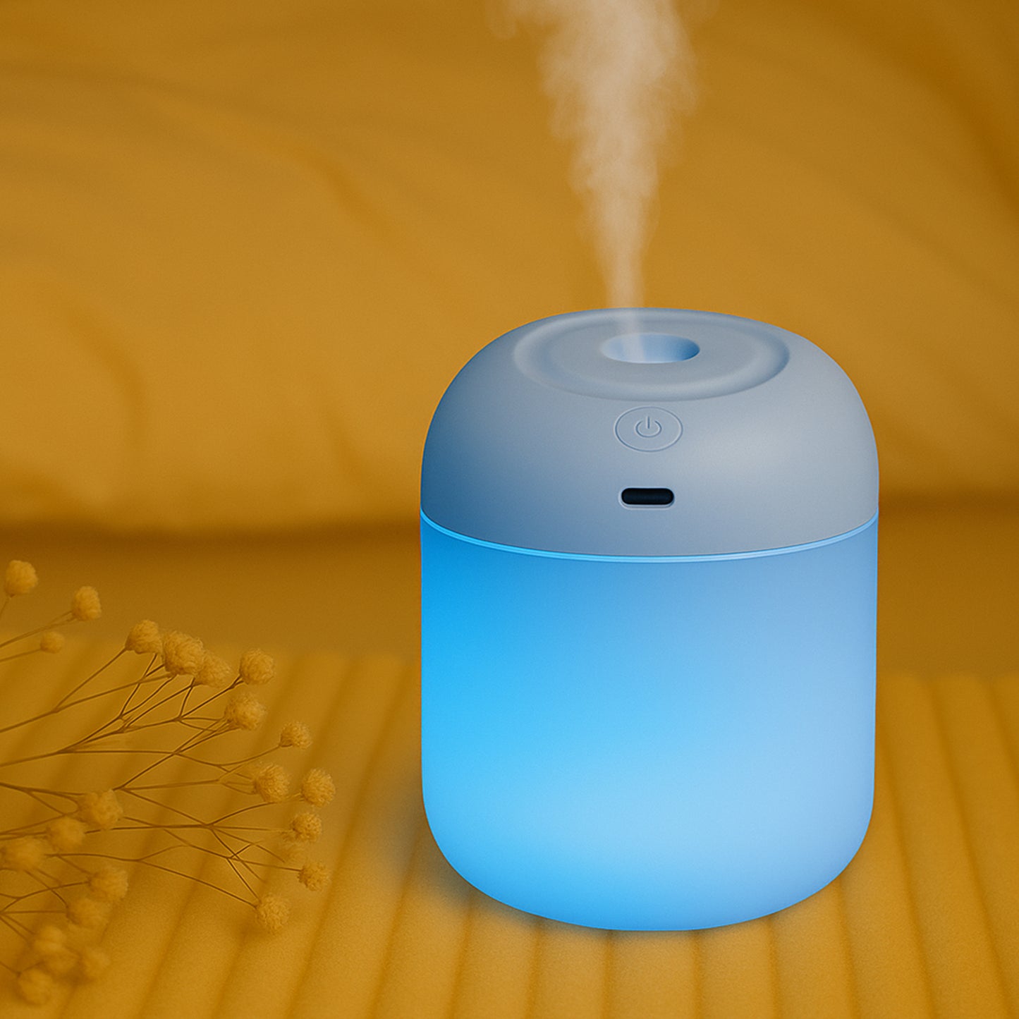 220 ML USB Cool Mist Humidifier & Aroma Diffuser for Home, Office, Car - Happy Price - Image 7