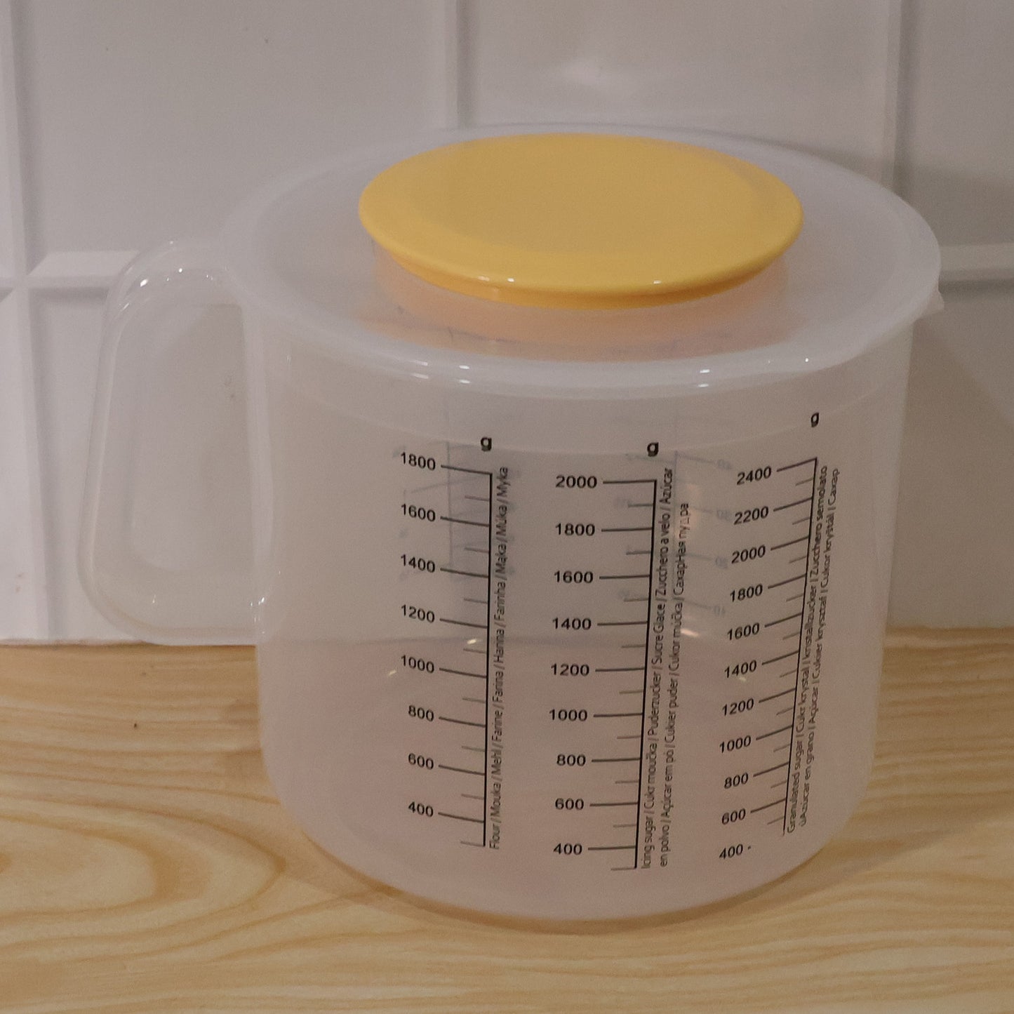 Large Capacity Food Measuring Container with Lid - 2000g Dry Ingredient Storage Box, 1 Pc - Happy Price - Image 7