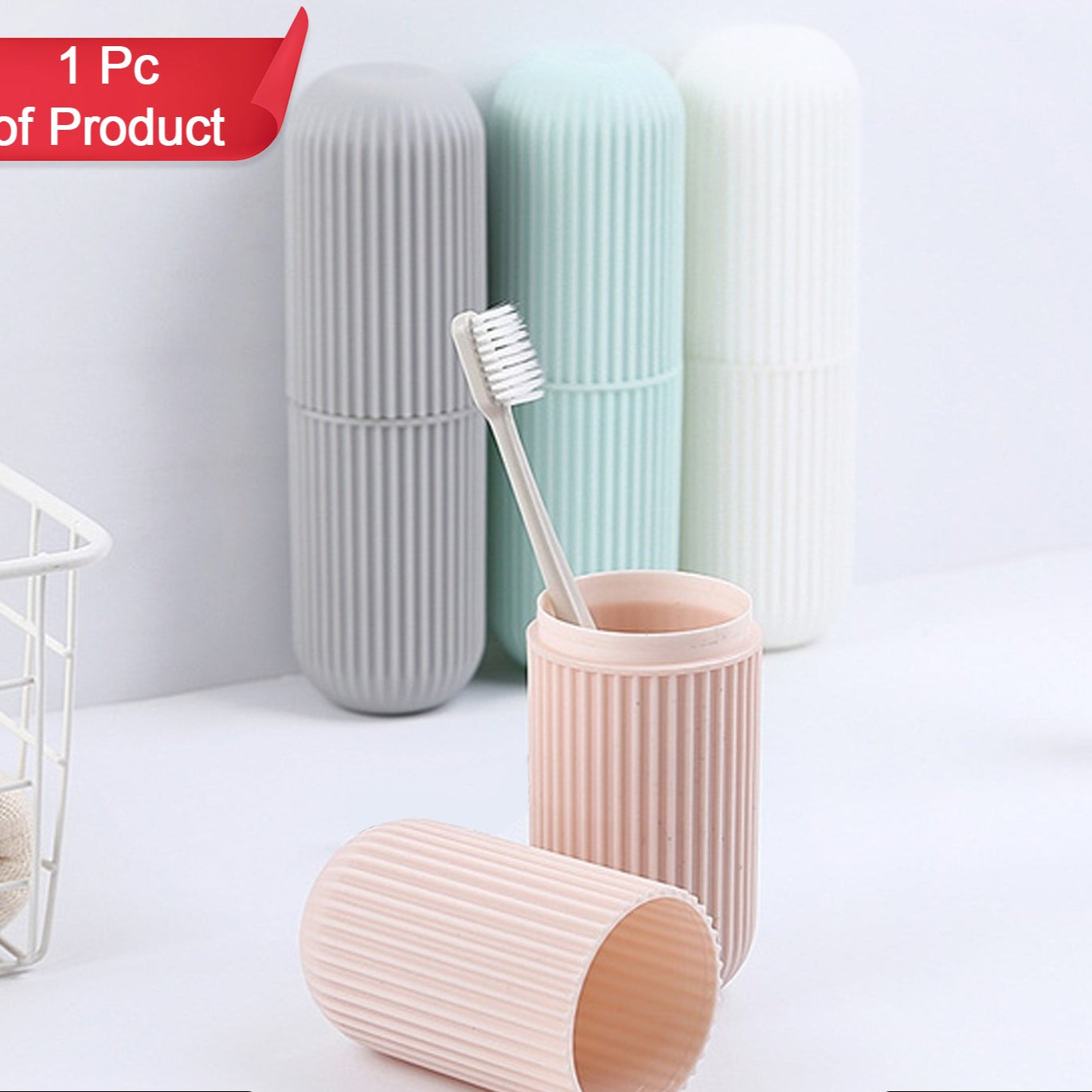 Multipurpose Capsule Shape Portable Travel Storage Bottle - Happy Price - Image 1