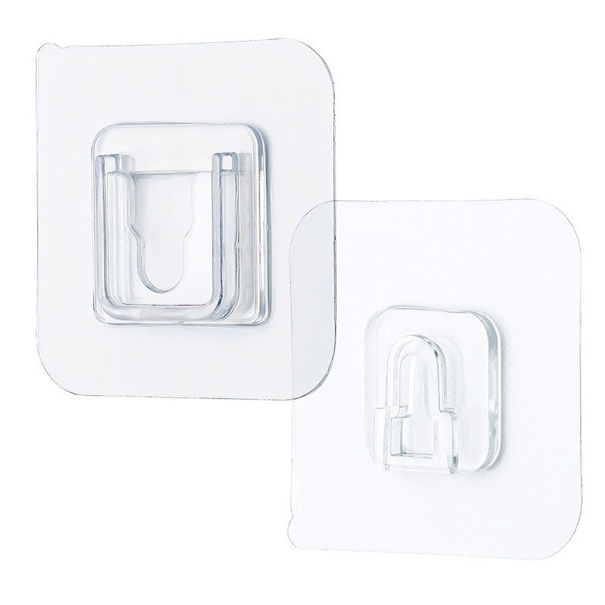 Transparent Adhesive Male Hook Used For Hanging Various Types Of Items (1pc) - Happy Price - Image 2