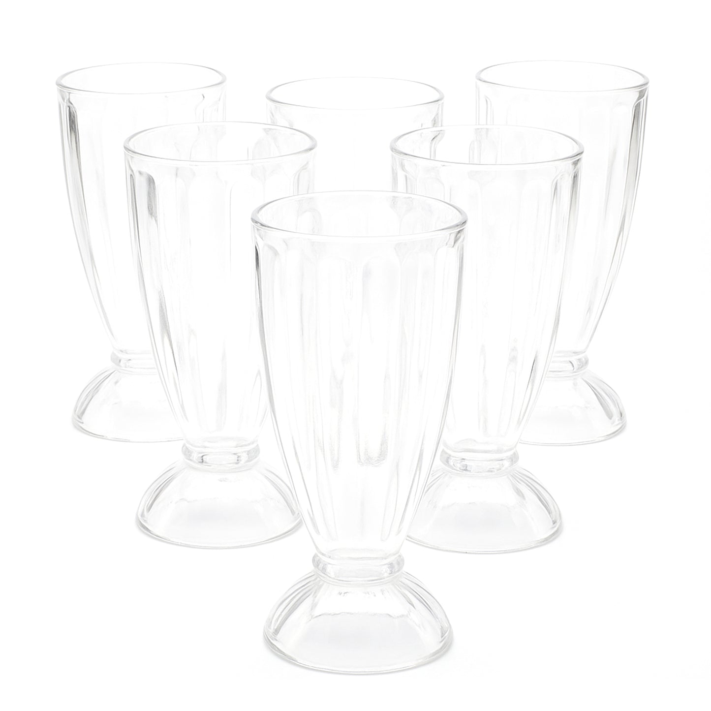 Apex Premium Dessert Glasses Set of 6, 400ml Capacity for Falooda & Shakes - Happy Price - Image 4