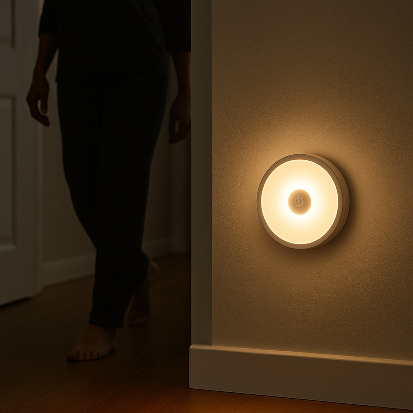 Rechargeable Motion Sensor LED Night Light (1 Pc) - Magnetic, USB Charging - Happy Price - Image 4