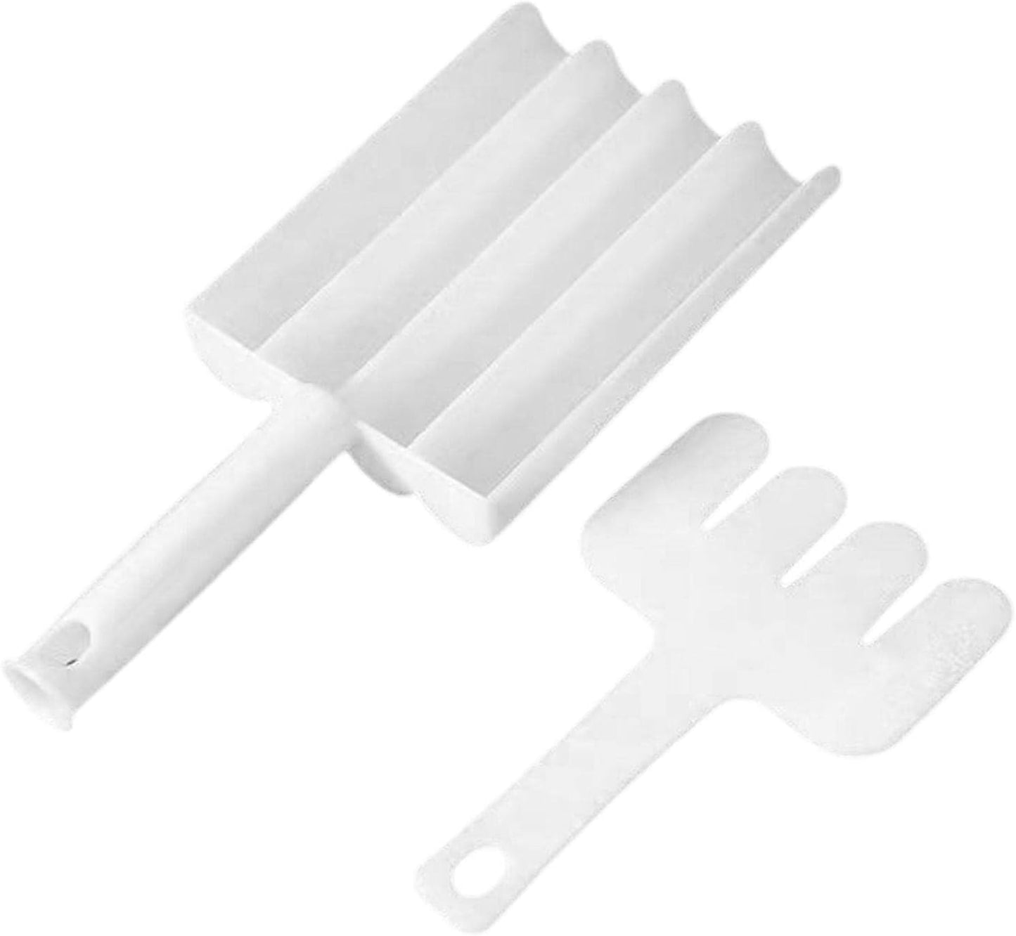 Small Multifunction Fritters Maker - Creative Fritters Scoop Multi-function Ball Maker Portable Maker For Making Cake Balls Ice Cream Spoon Doughnut Hand Cutting Scoop(2pc Set) - Happy Price - Image 3