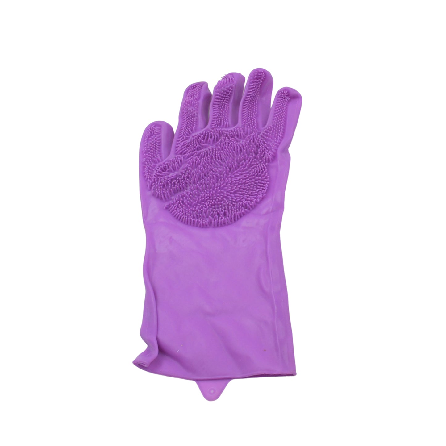 Dishwashing Gloves With Scrubber Silicone Cleaning Reusable Scrub Gloves For Wash Dish Kitchen Bathroom Pet Grooming Wet And Dry Glove (1 Pc Left Hand Gloves) - Happy Price - Image 5