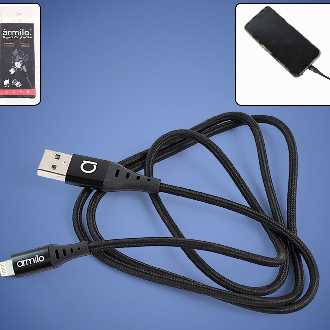 Usb Fast Charging Cable (1 Pc) - Happy Price - Image 1