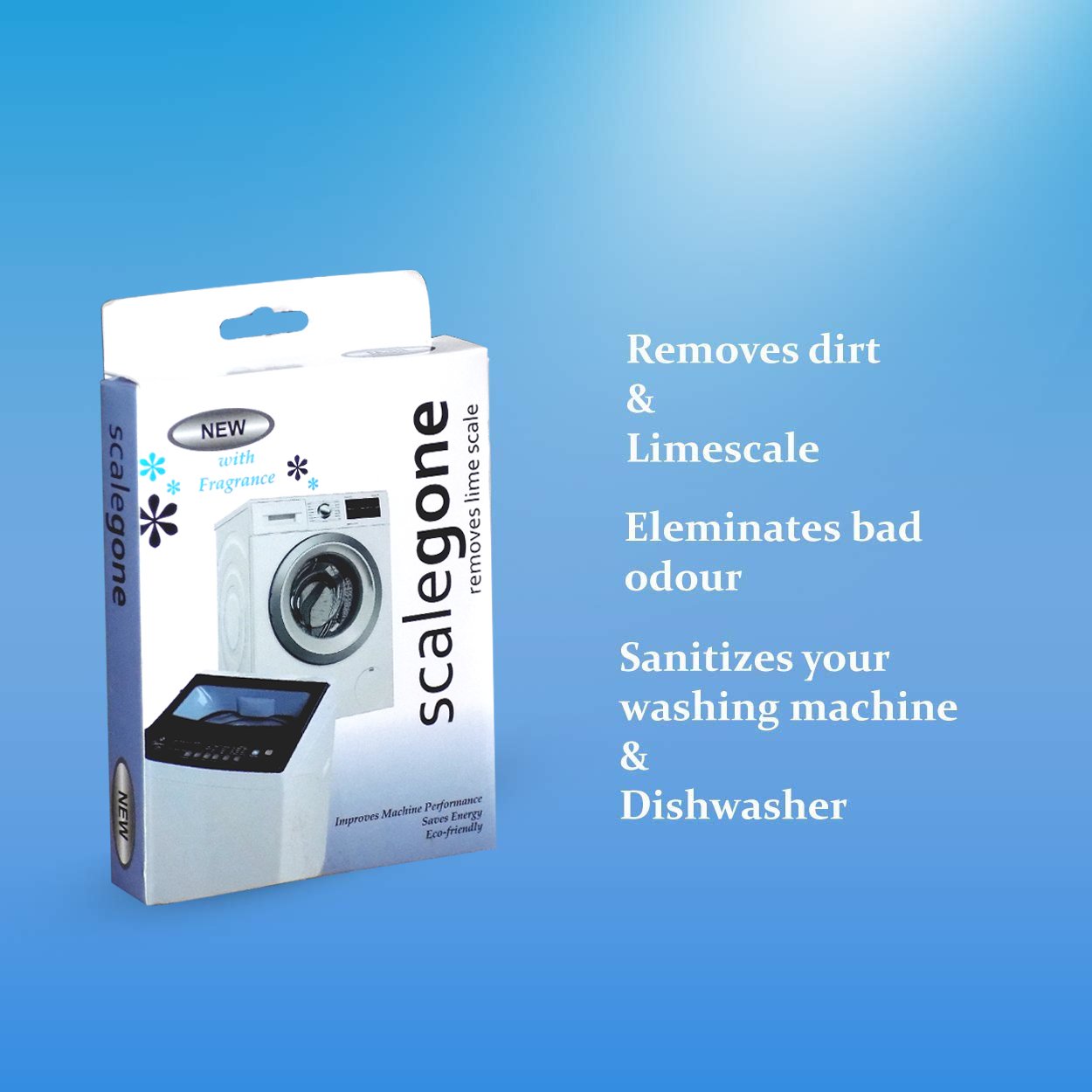 Washing Machine Scalegon Powder For Machine Tub Cleaner (100 Gm) - Happy Price - Image 4