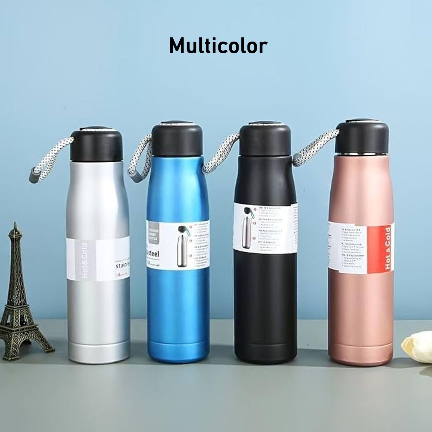 Double Wall Vacuum Insulated Water Bottle (550 Ml) - Happy Price - Image 4