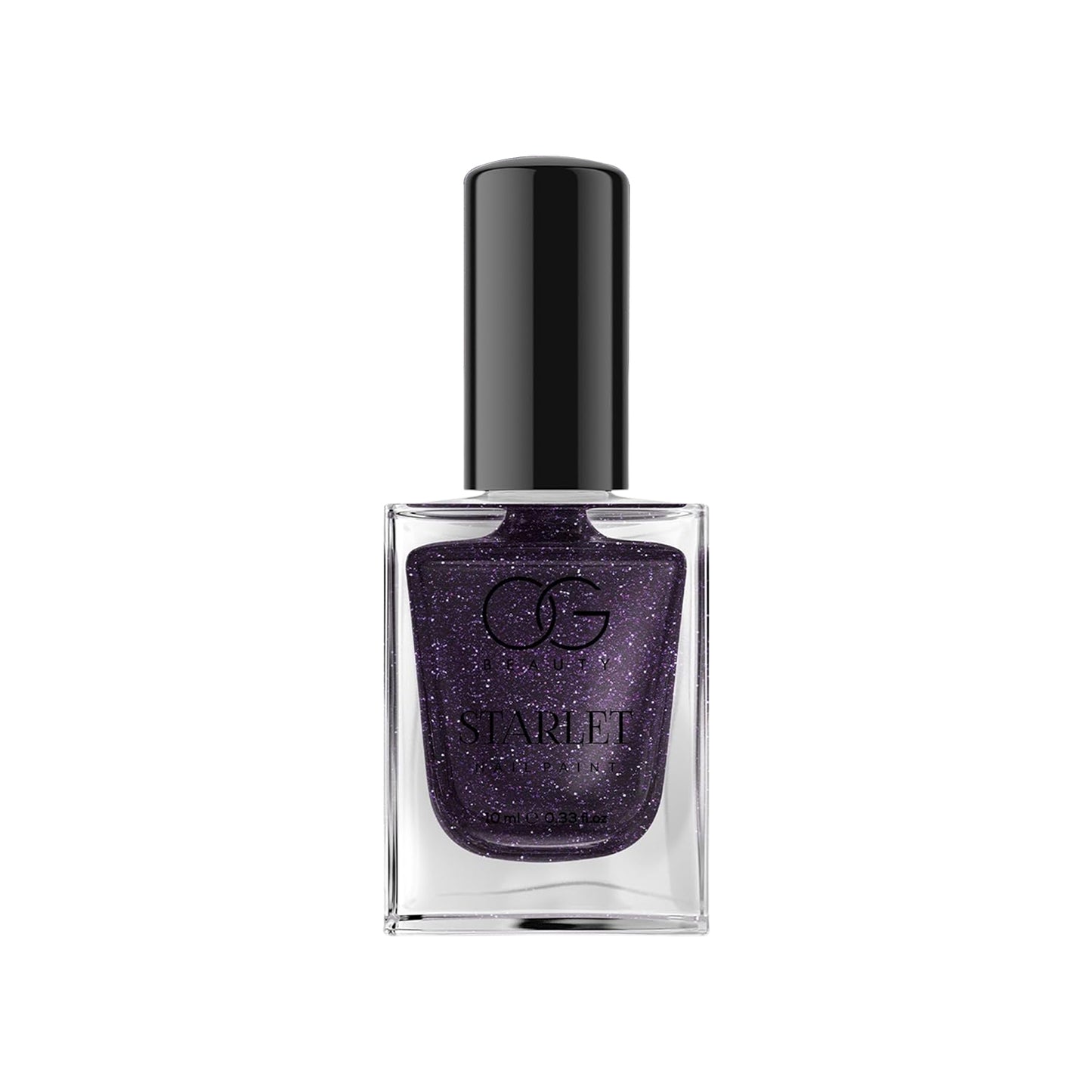 OG Beauty Starlet Glitter Nail Paint - 10 ML, Purple Dazzle, Quick Dry Sparkle - Happy Price - Image 5