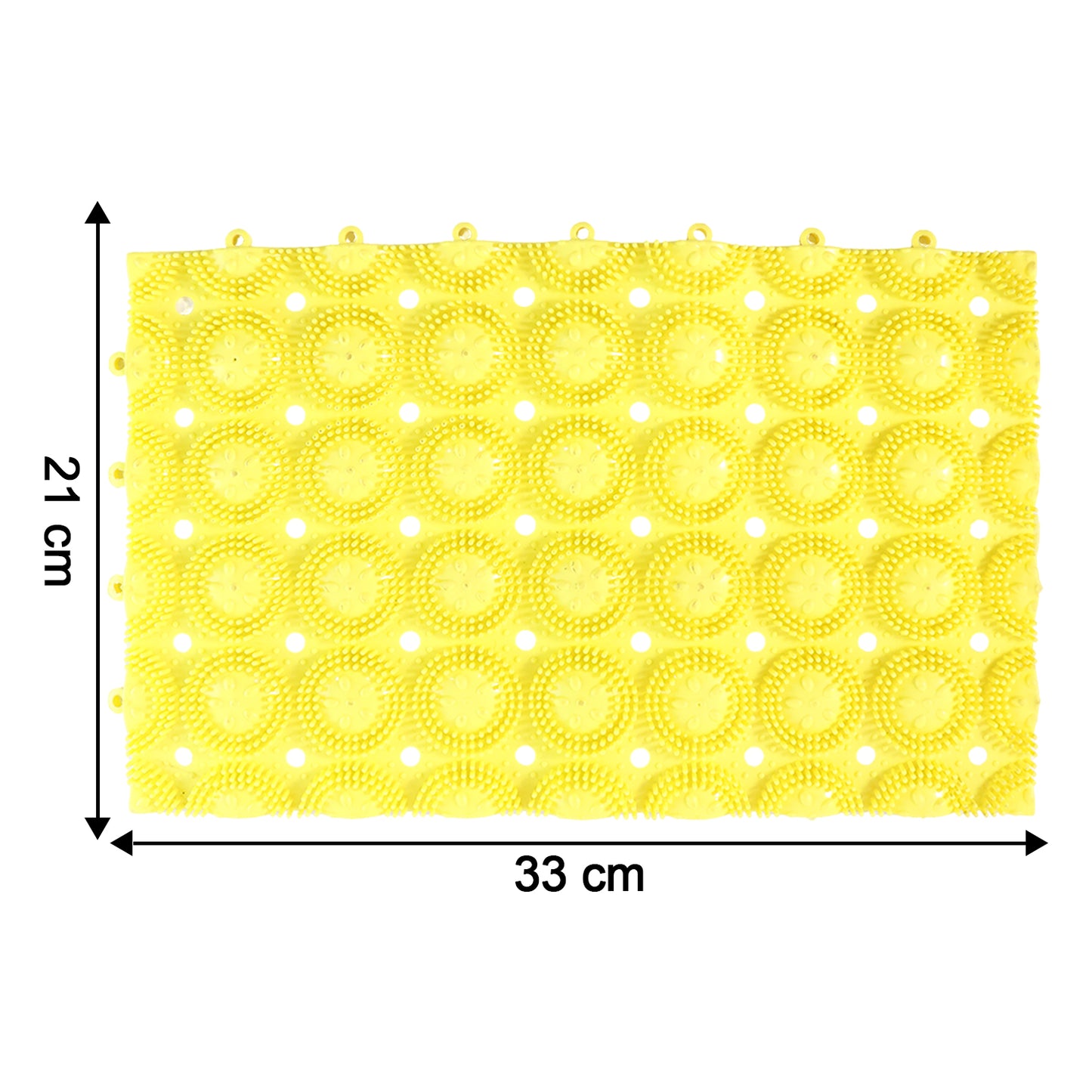 Anti-Slip Textured Bathroom Massage Mat with Suction Cups (33 x 21 cm) - Happy Price - Image 5