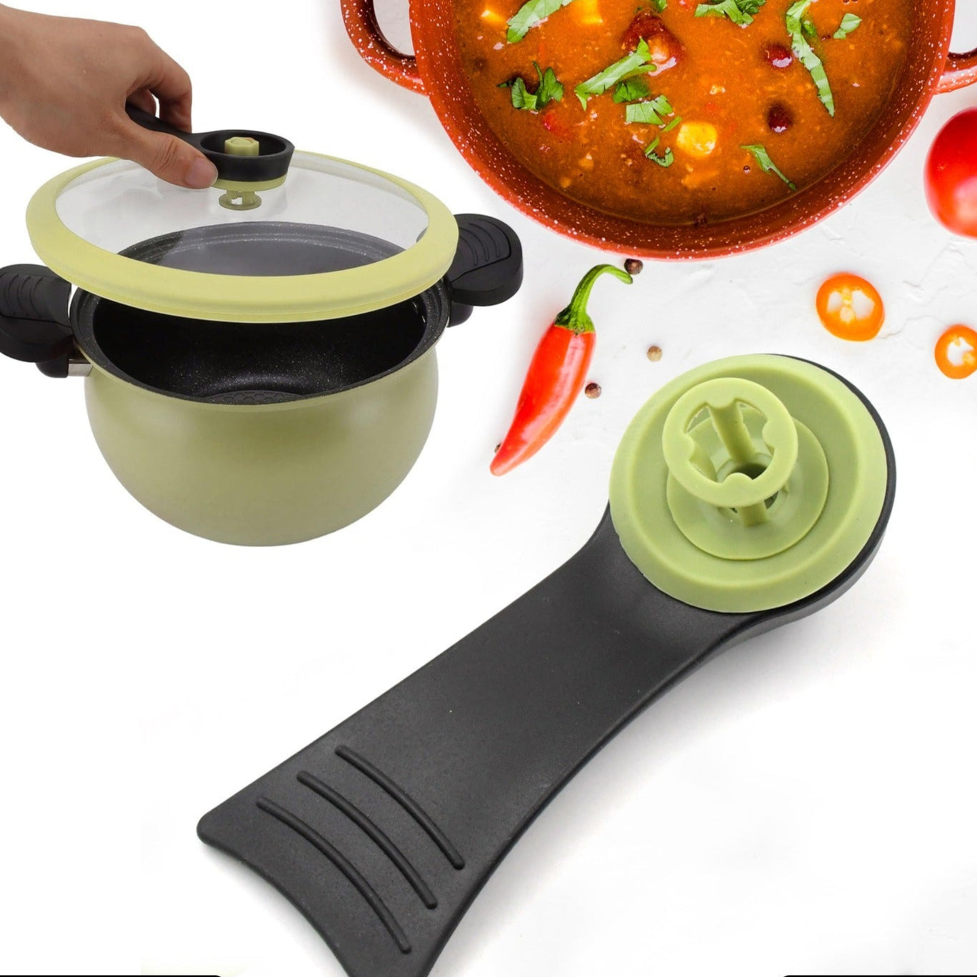 Pressure Cooker Valve Handle Kitchen Tool Plastic Handle Valve (1 Pc) - Happy Price - Image 1