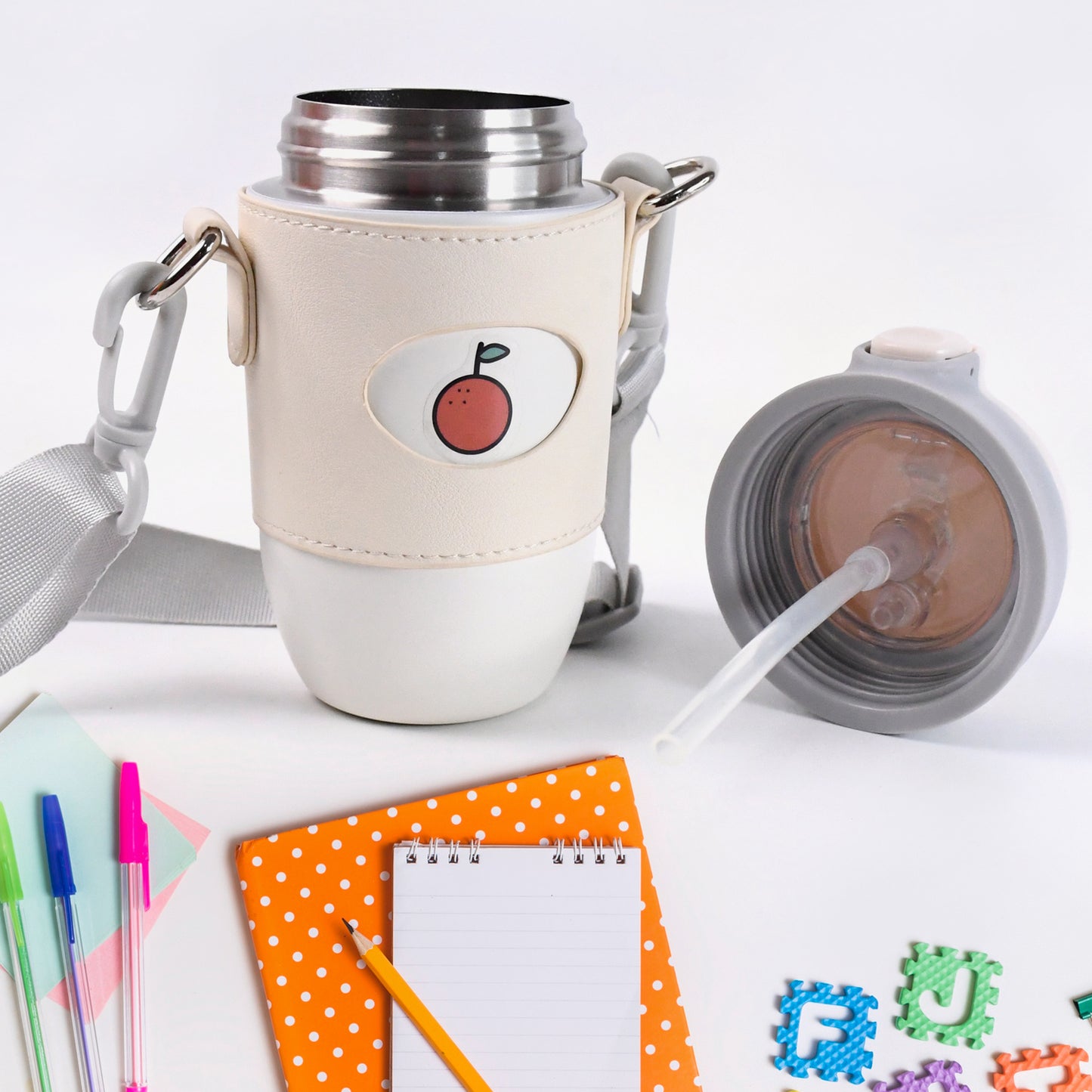 Stainless Steel Coffee Tean Bottle 350ml Insulated Water Bottle - Happy Price - Image 3