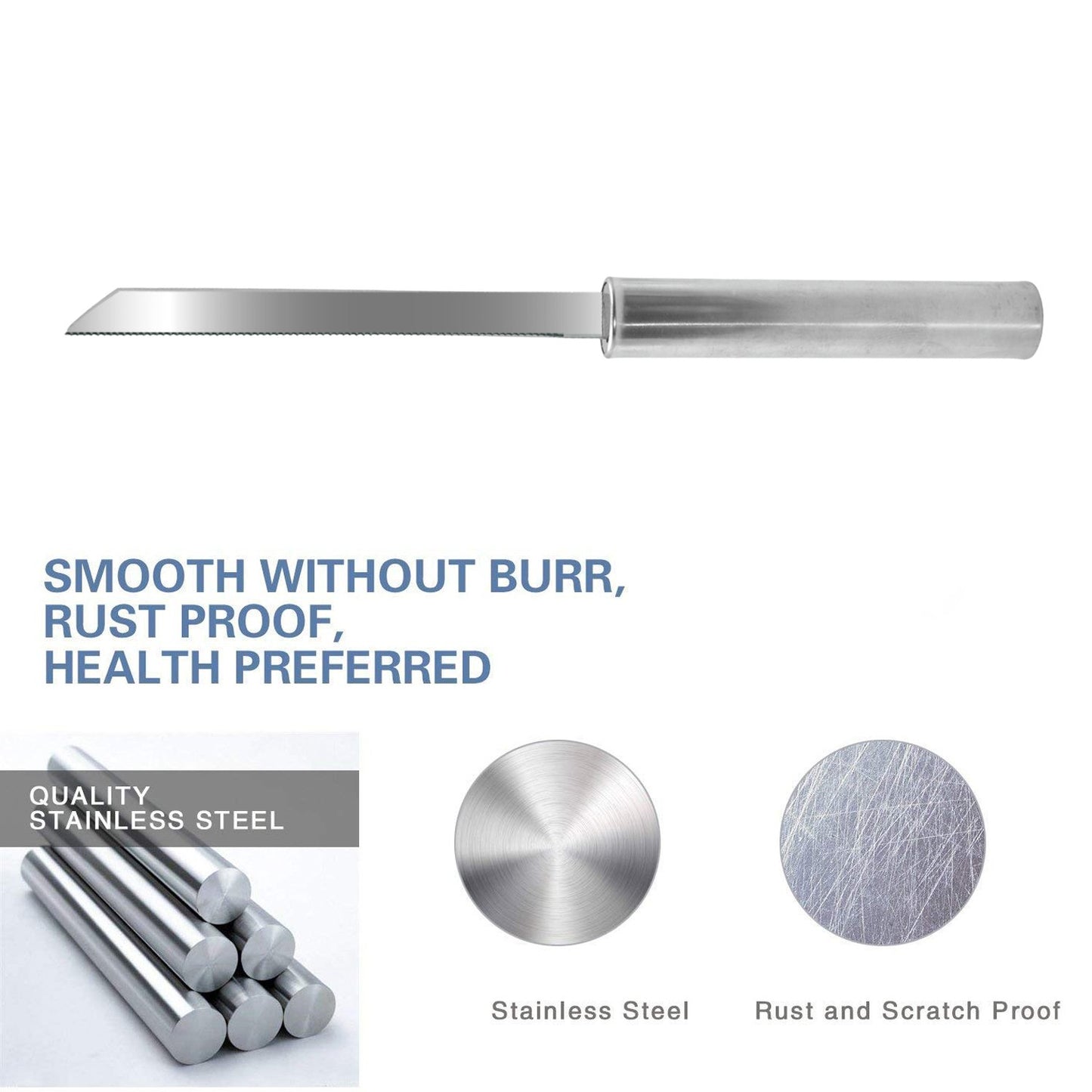 Utility Knife Stainless Steel Blade With Strong Grip (Pack Of 12) - Happy Price - Image 5