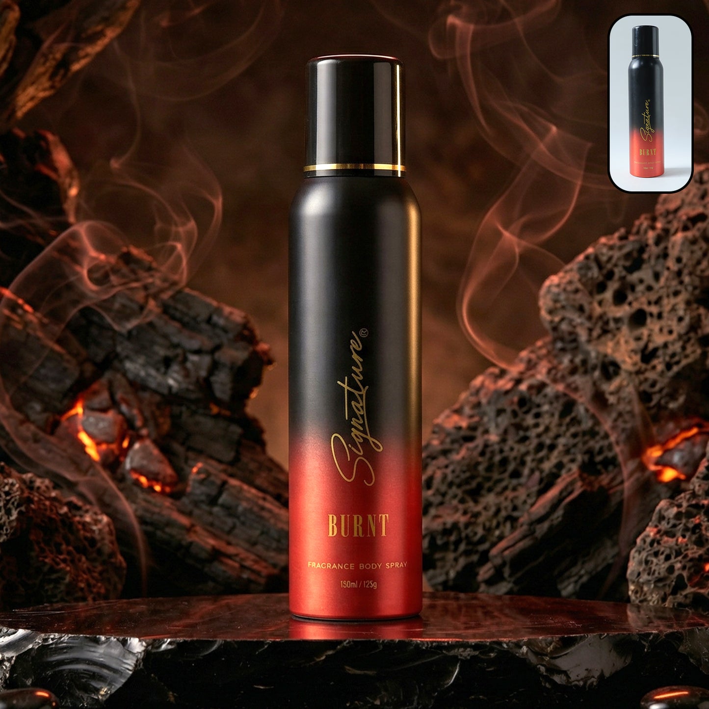 Signature Burnt Fragrance Body Spray for Men - 150 ML - Great Price - Image 2