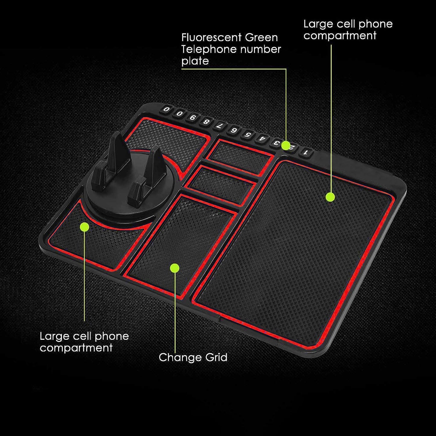 Car Dashboard Mat Mobile Phone Holder Mount - Happy Price - Image 4