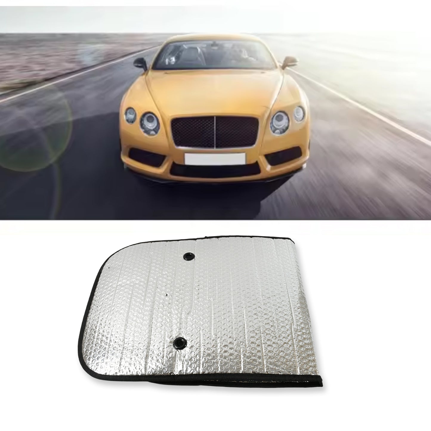 Car Windshield Sun Shade 80x35 cm - UV Protection & Cool Interior - Happy Price - Image 3