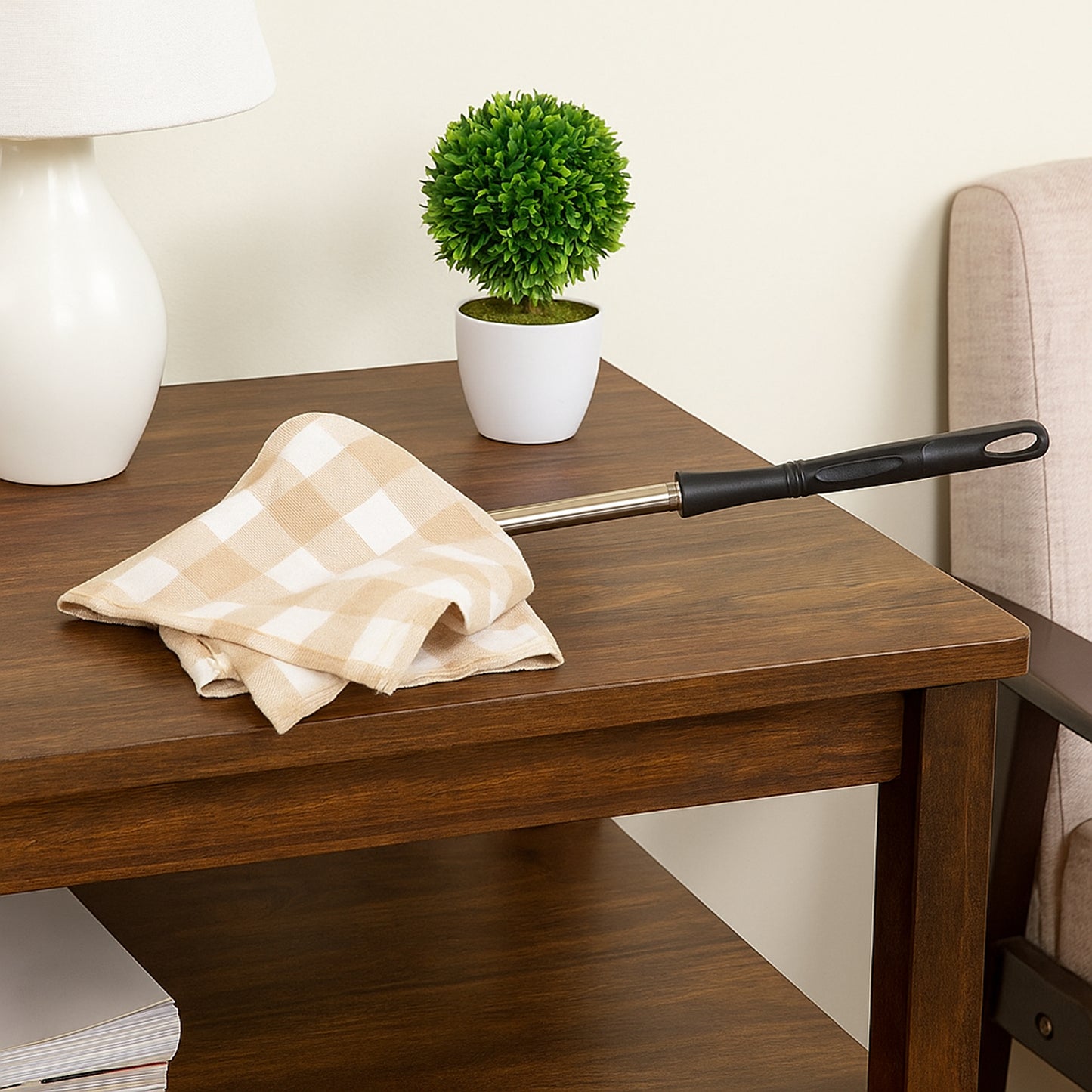 Fixed Handle Duster Cloth for Home & Office - 1 Pc - Happy Price - Image 6