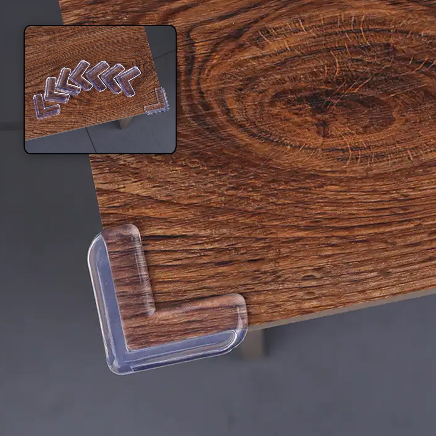 4 Pcs Baby Safety Table Corner Protectors - Transparent Edge Guards - Happy Price - Image 4