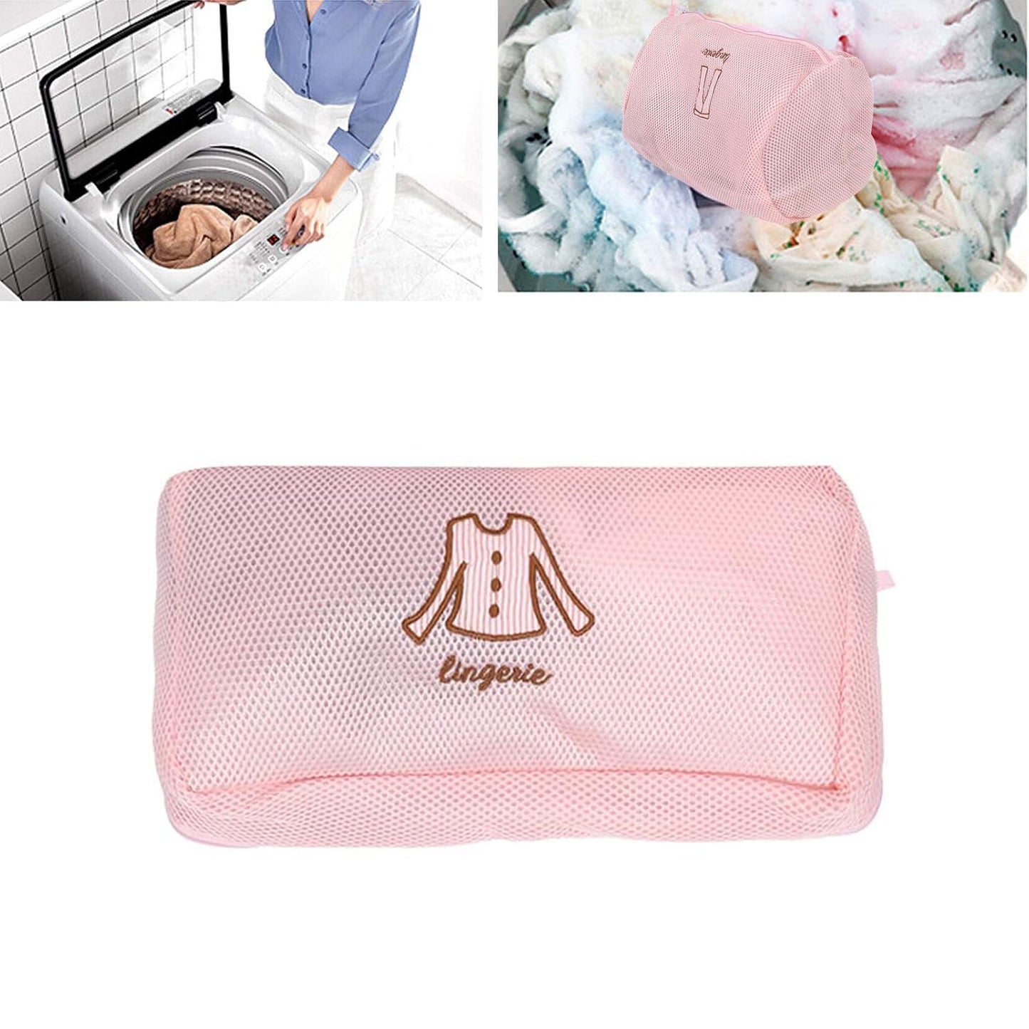 Bra Laundry Wash Bag with Cushioning - 1 Pc - Happy Price - Image 5