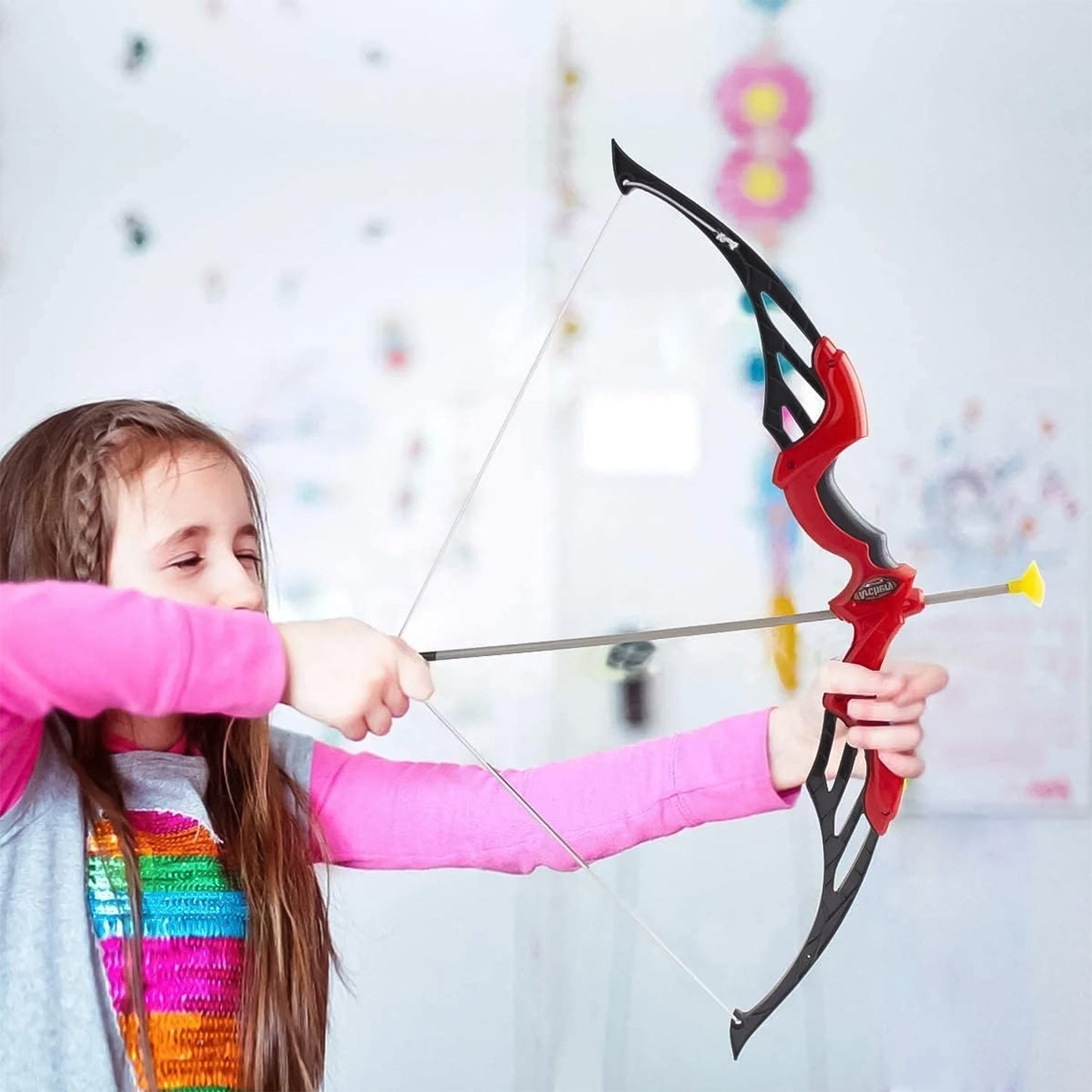 Arrow Big Archery Toy (1 Dhanush 3 Arrow 1 Target 1 Arrow Holder 1 Set) - Happy Price - Image 5