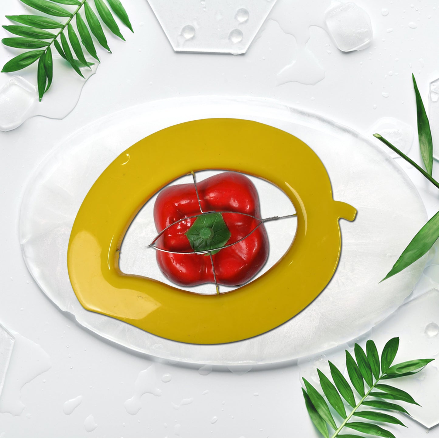 2356 Mango Cutter Slicer Machine Tool Cutter With Sharp Blades Cutter Non Slip Handle ( 1pc ) - Happy Price - Image 6