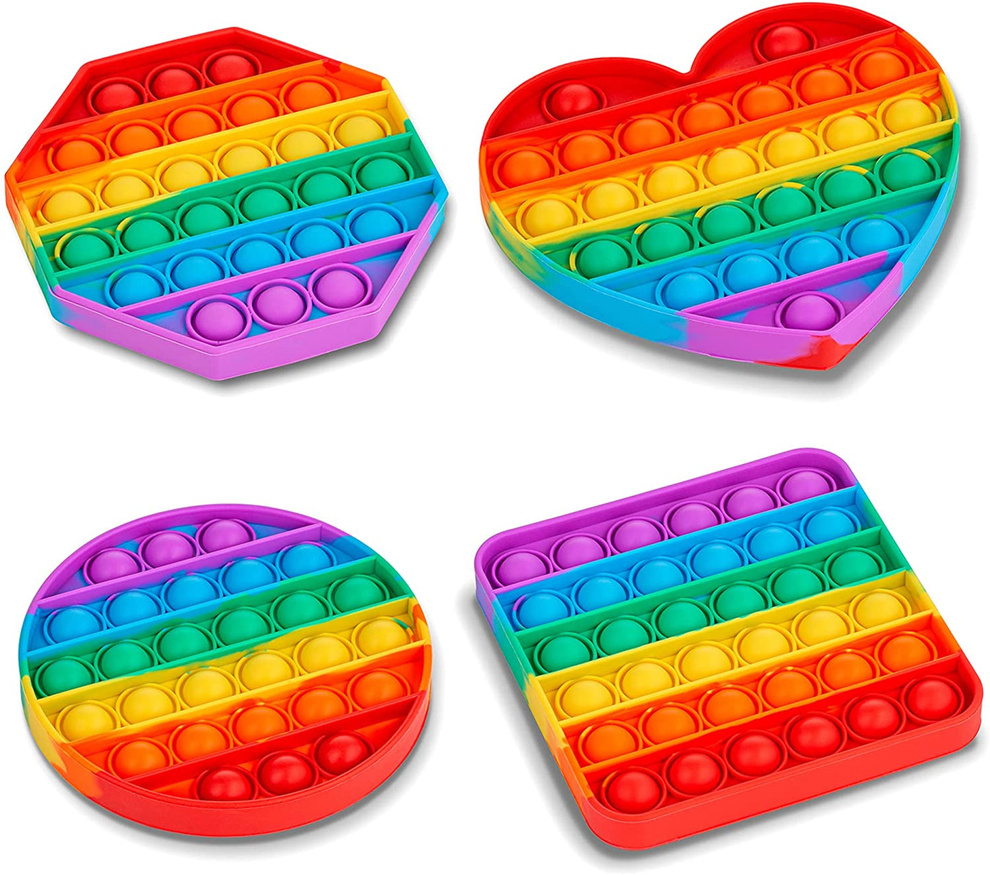 Random Shape Rainbow Colored Fidget (1pc Only) - Happy Price - Image 6