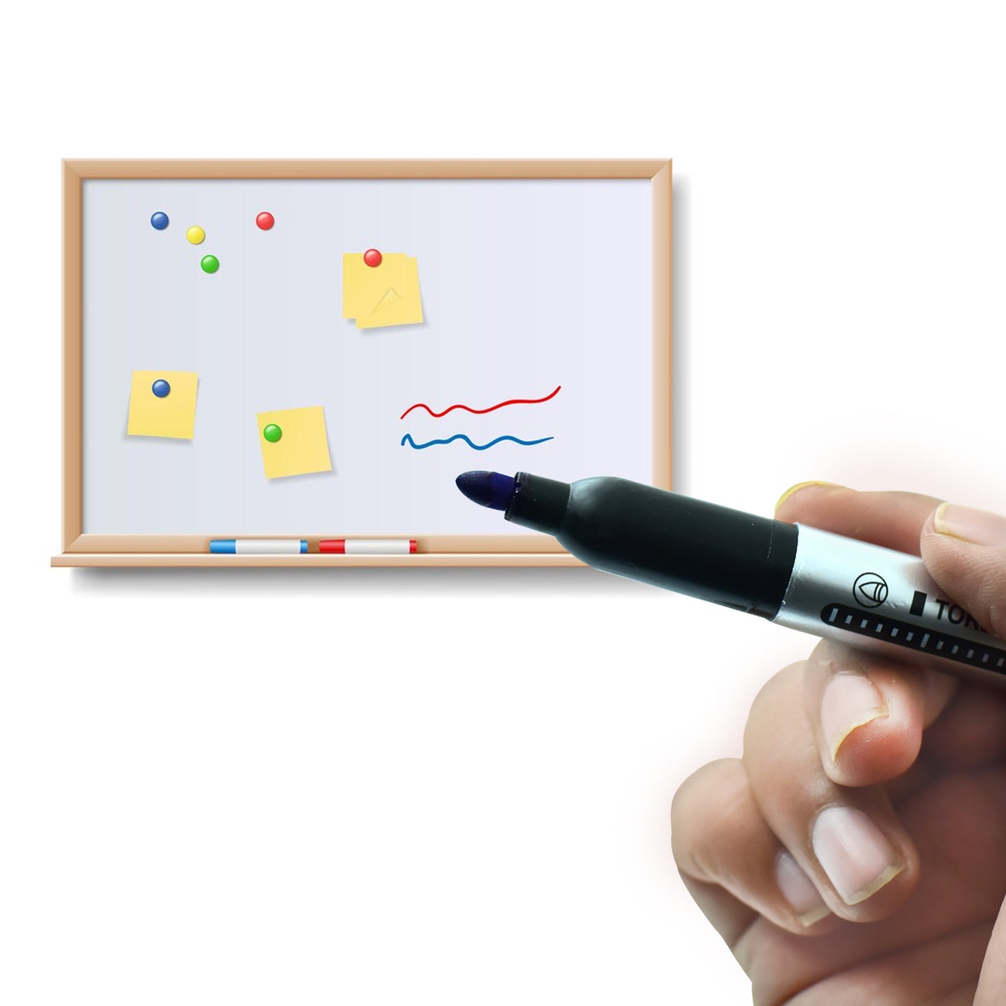 3-in-1 Whiteboard Duster, Ruler, and Marker Holder - Educational Tool - Happy Price - Image 5