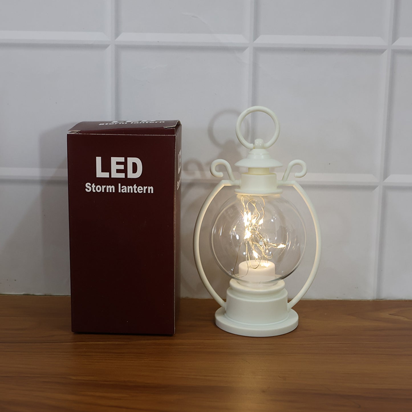 Battery Operated LED Lantern Lamp - Warm White Decorative Light - Happy Price - Image 6
