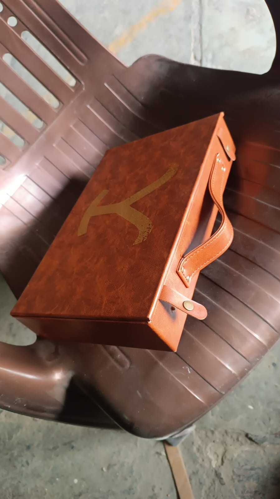 Multi Purpose Use Carrying Leather Case Briefcase (3020 Cm 1 Pc B Grade) - Happy Price - Image 7