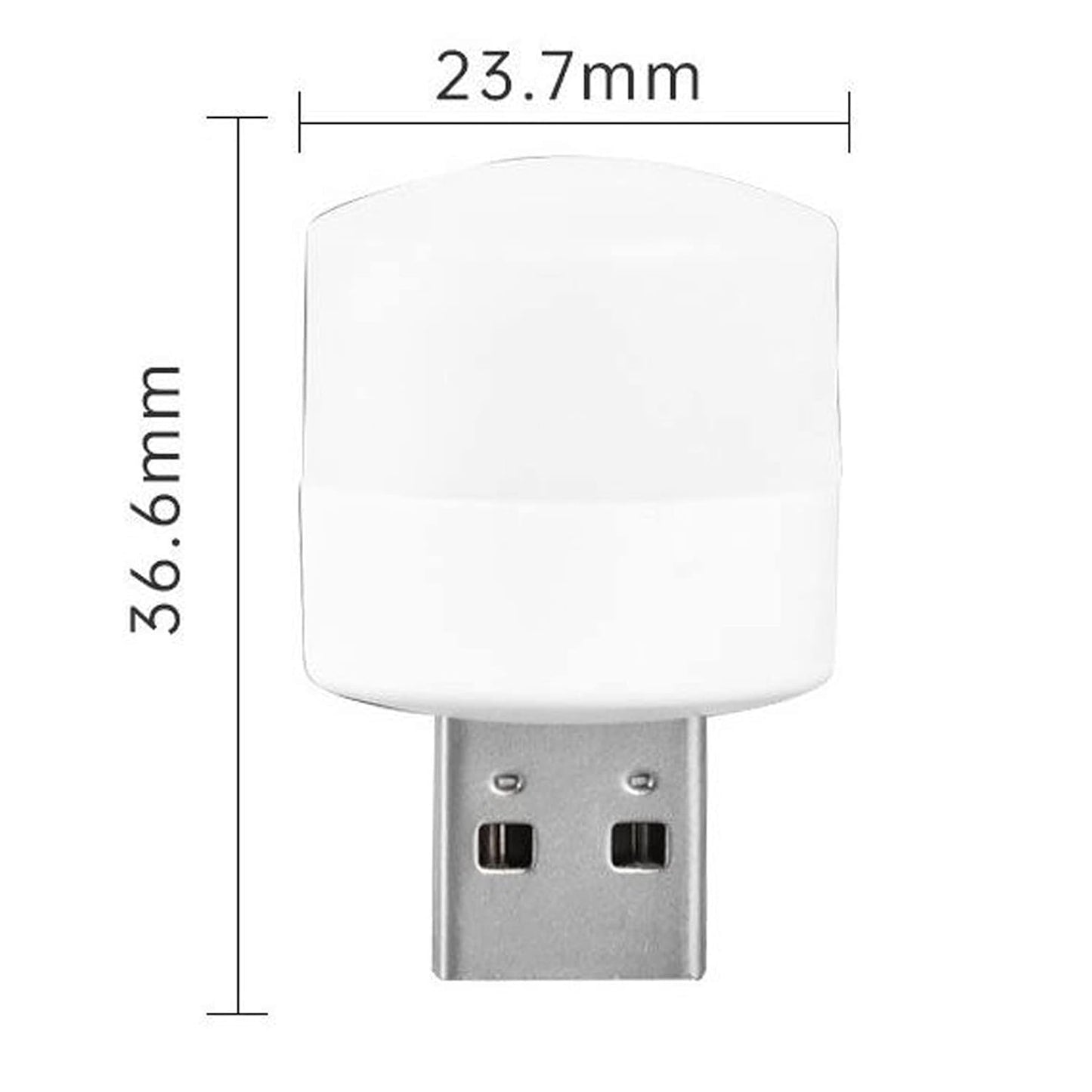 Yellow USB LED Night Light Plug - Compact & Portable (1 Pc) - Happy Price - Image 5